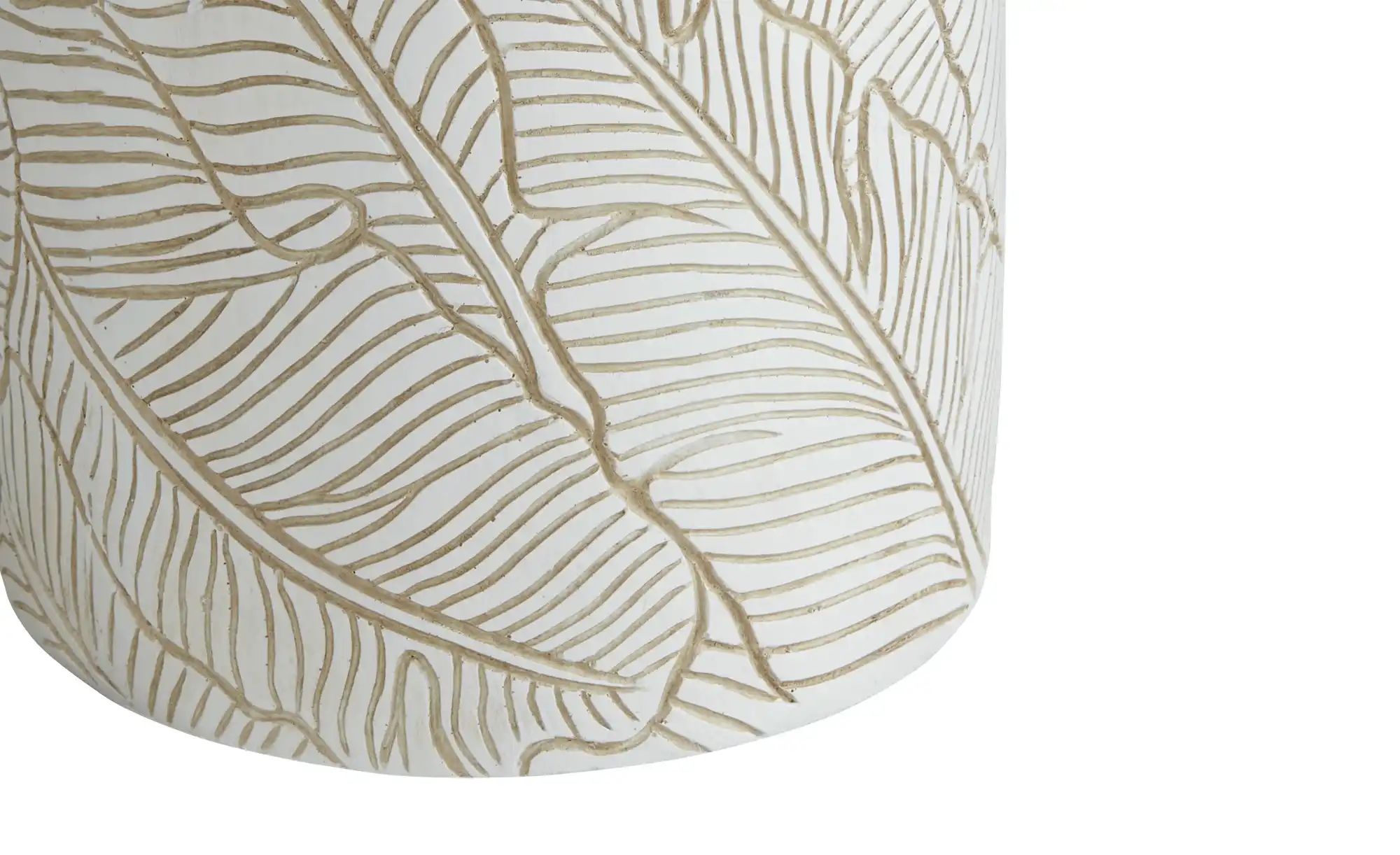 Thumbnail - HOME STORY Deko Vase   ¦ weiß ¦ Polyresin (Kunstharz) ¦ Maße (cm): H: 75  Ø: 15.5 Accessoires > Vasen - Höffner