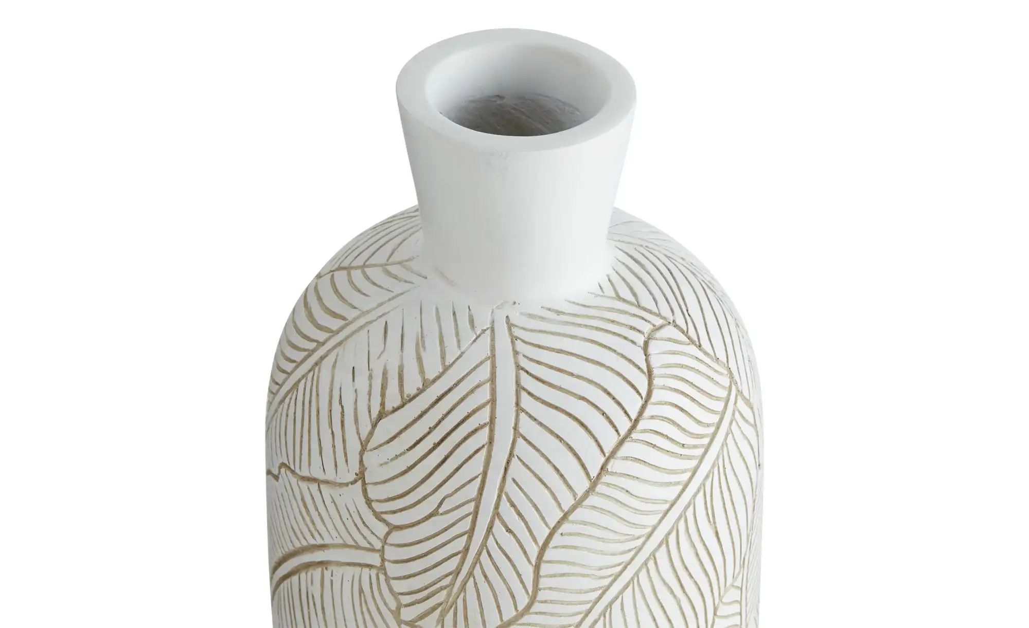 Thumbnail - HOME STORY Deko Vase ¦ weiß ¦ Polyresin (Kunstharz) ¦ Maße (cm): H: 60 Ø: 14.5 Accessoires > Vasen - Höffner