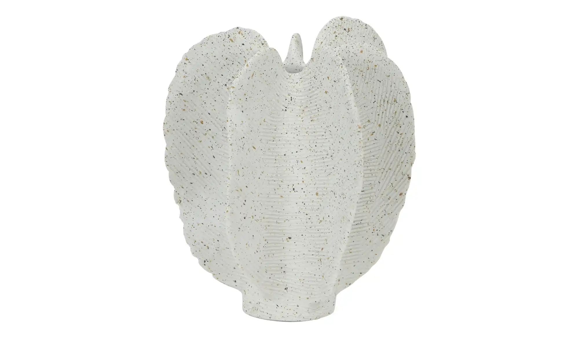 HOME STORY Deko Vase   ¦ weiß ¦ Polyresin (Kunstharz) ¦ Maße (cm): H: 27  Ø günstig online kaufen