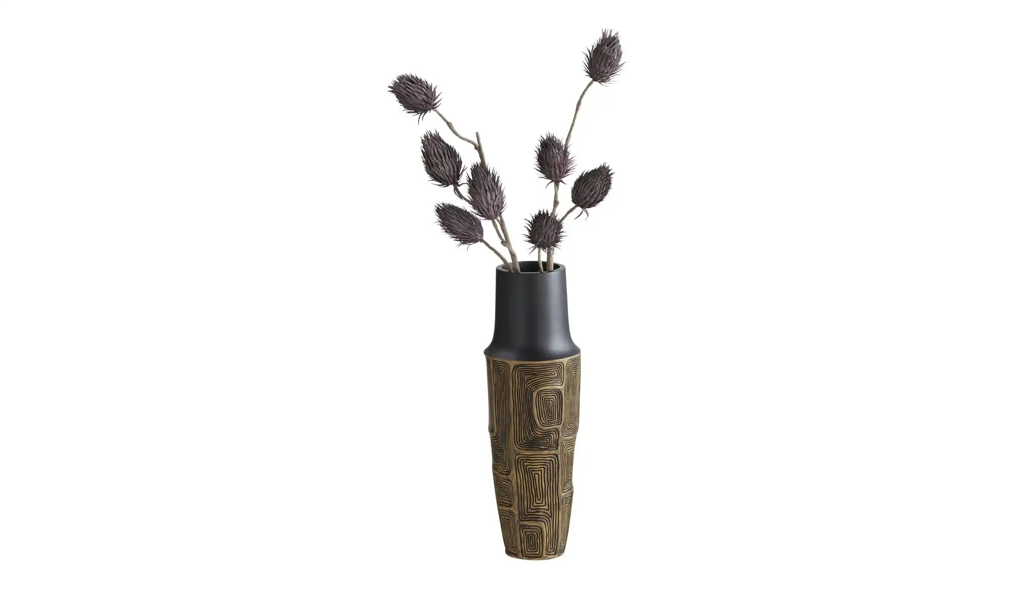 HOME STORY Deko Vase   ¦ braun ¦ Polyresin (Kunstharz) ¦ Maße (cm): H: 60 günstig online kaufen