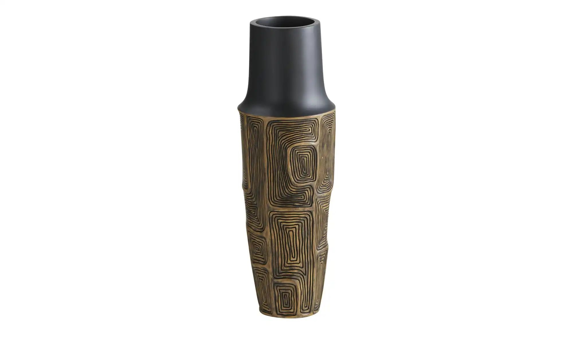 HOME STORY Deko Vase   ¦ braun ¦ Polyresin (Kunstharz) ¦ Maße (cm): H: 60 günstig online kaufen