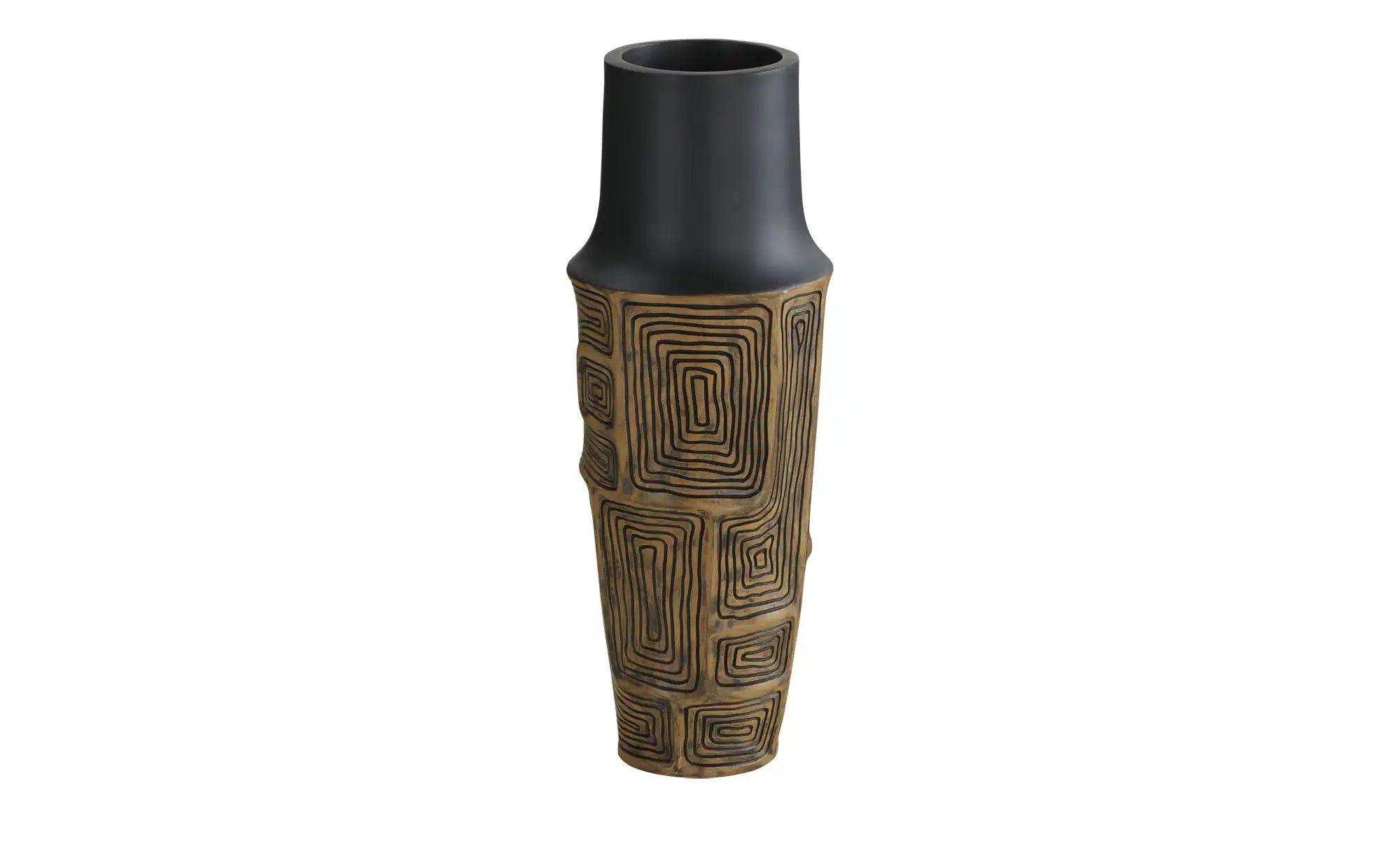 HOME STORY Deko Vase   ¦ braun ¦ Polyresin (Kunstharz) ¦ Maße (cm): H: 44,5 günstig online kaufen