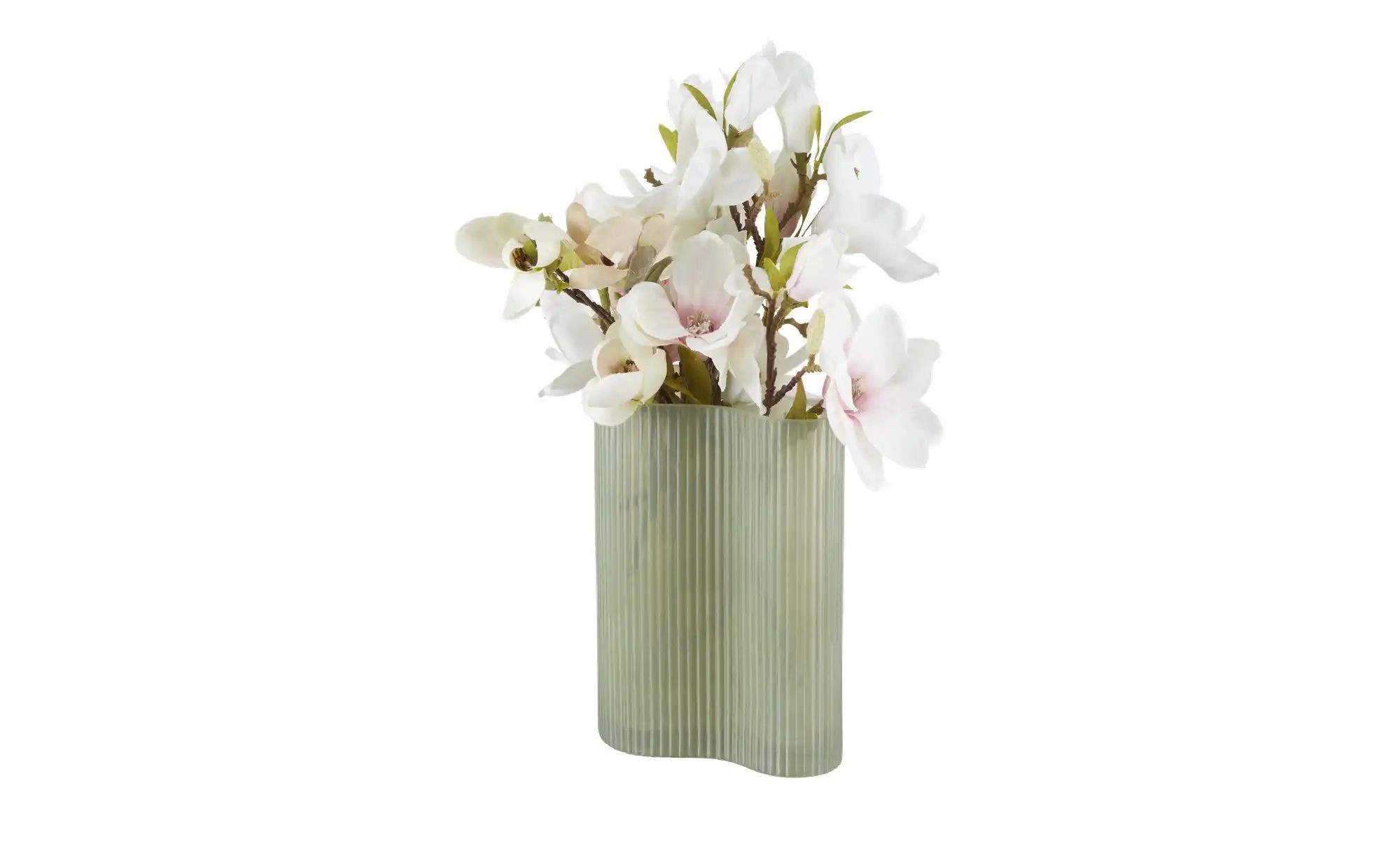 Jette Home Vase   ¦ grün ¦ Glas ¦ Maße (cm): B: 19 H: 23,5 T: 12.0 Accessoi günstig online kaufen