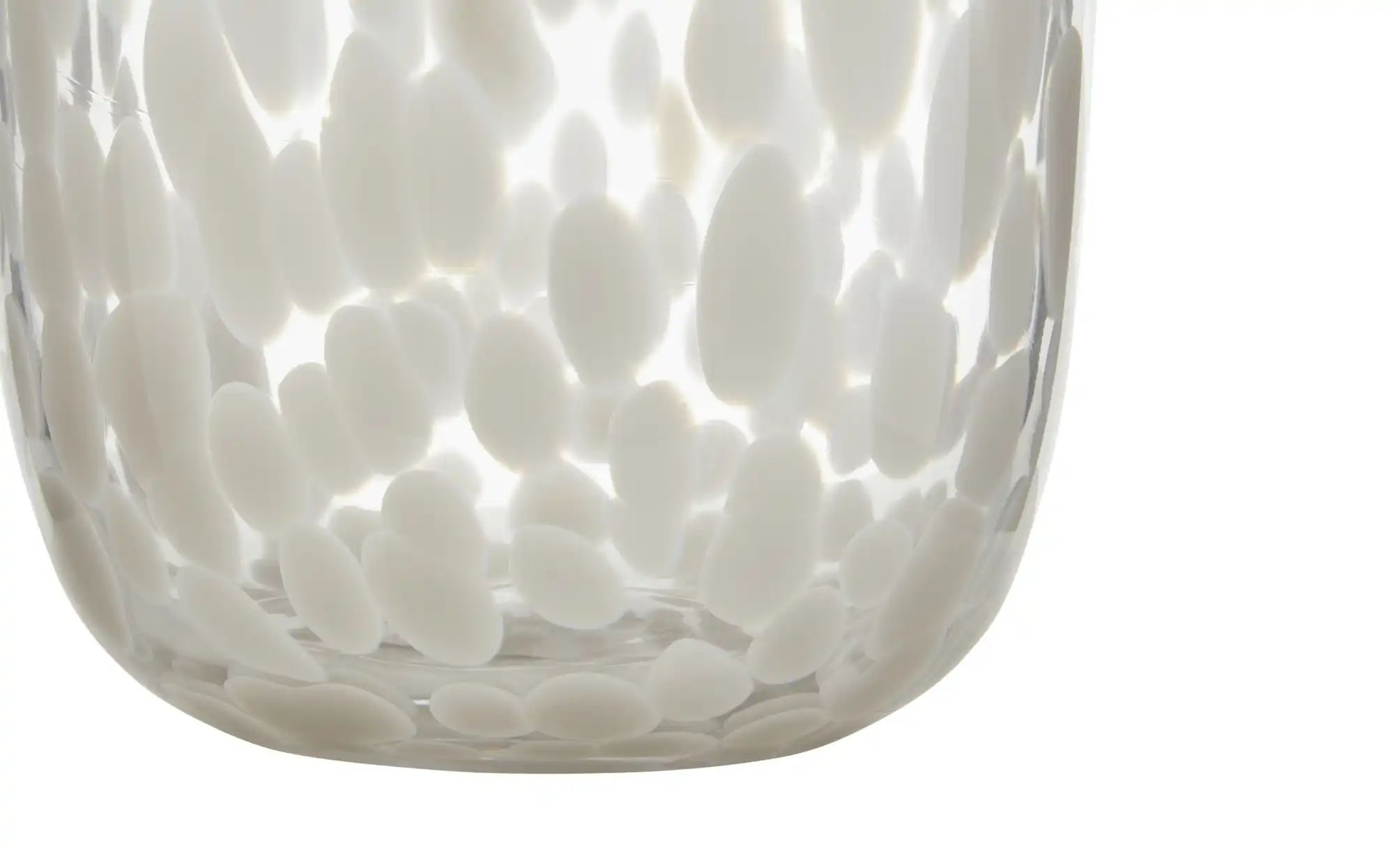 Thumbnail - Jette Home Vase ¦ weiß ¦ Glas ¦ Maße (cm): H: 30,2 Ø: 17.7 Accessoires > Vasen - Höffner