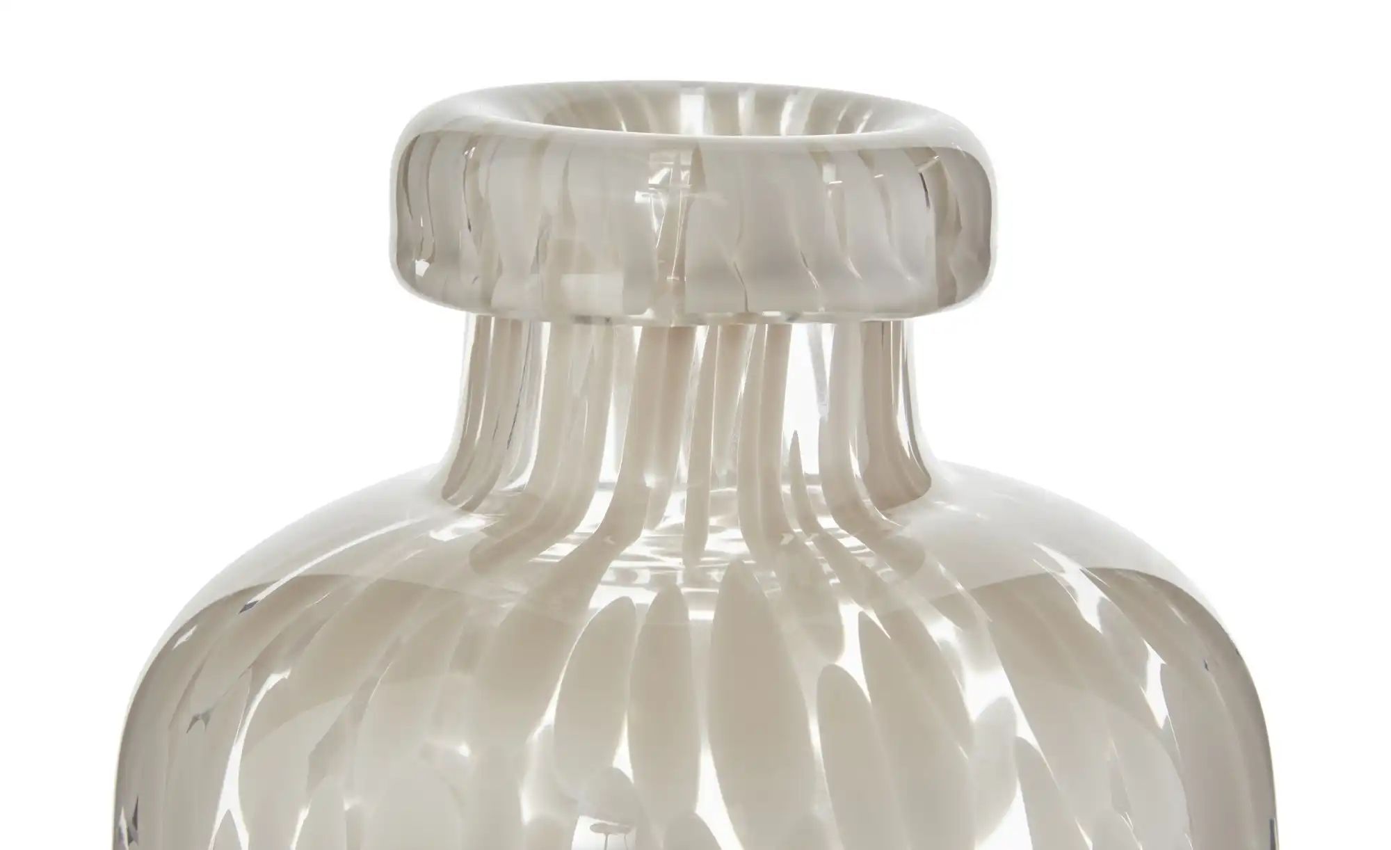 Jette Home Vase   ¦ weiß ¦ Glas ¦ Maße (cm): H: 20,5  Ø: 13 Accessoires > V günstig online kaufen