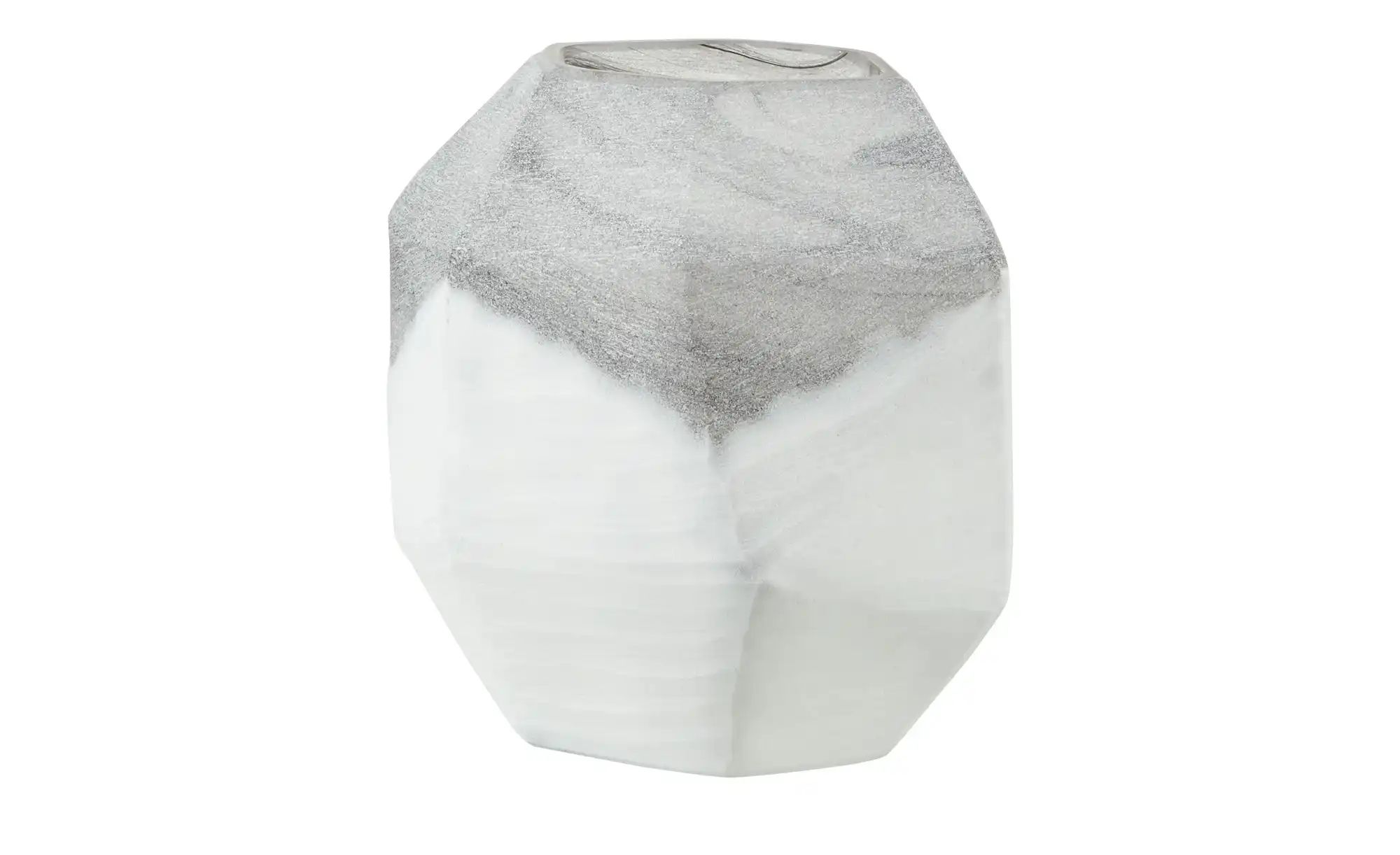 Thumbnail - HOME STORY Vase ¦ weiß ¦ Glas ¦ Maße (cm): B: 18 H: 17 T: 16.0 Accessoires > Vasen - Höffner