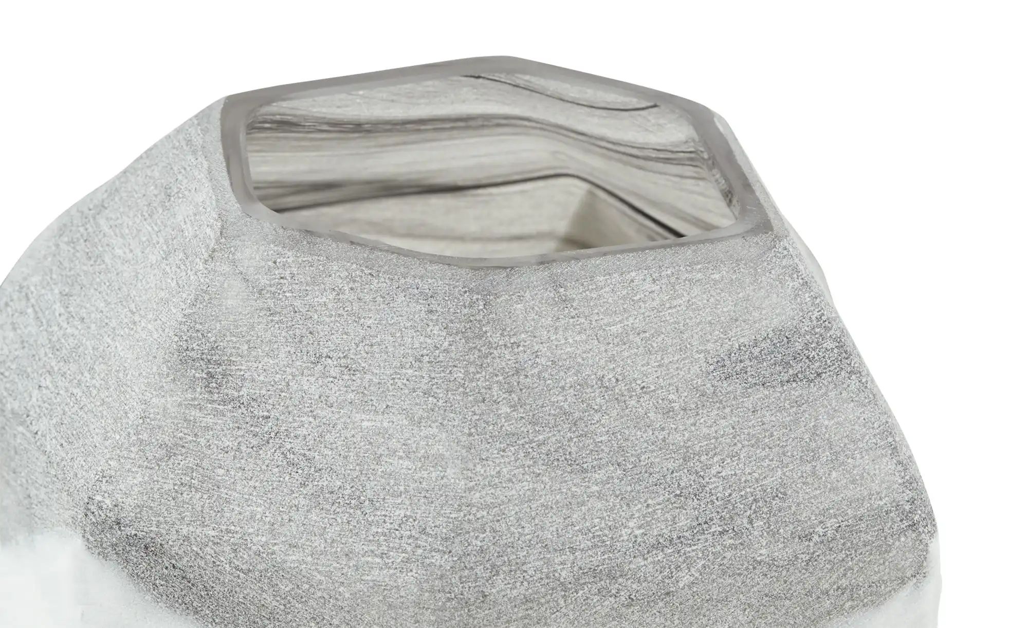 Thumbnail - HOME STORY Vase ¦ weiß ¦ Glas ¦ Maße (cm): B: 18 H: 17 T: 16.0 Accessoires > Vasen - Höffner