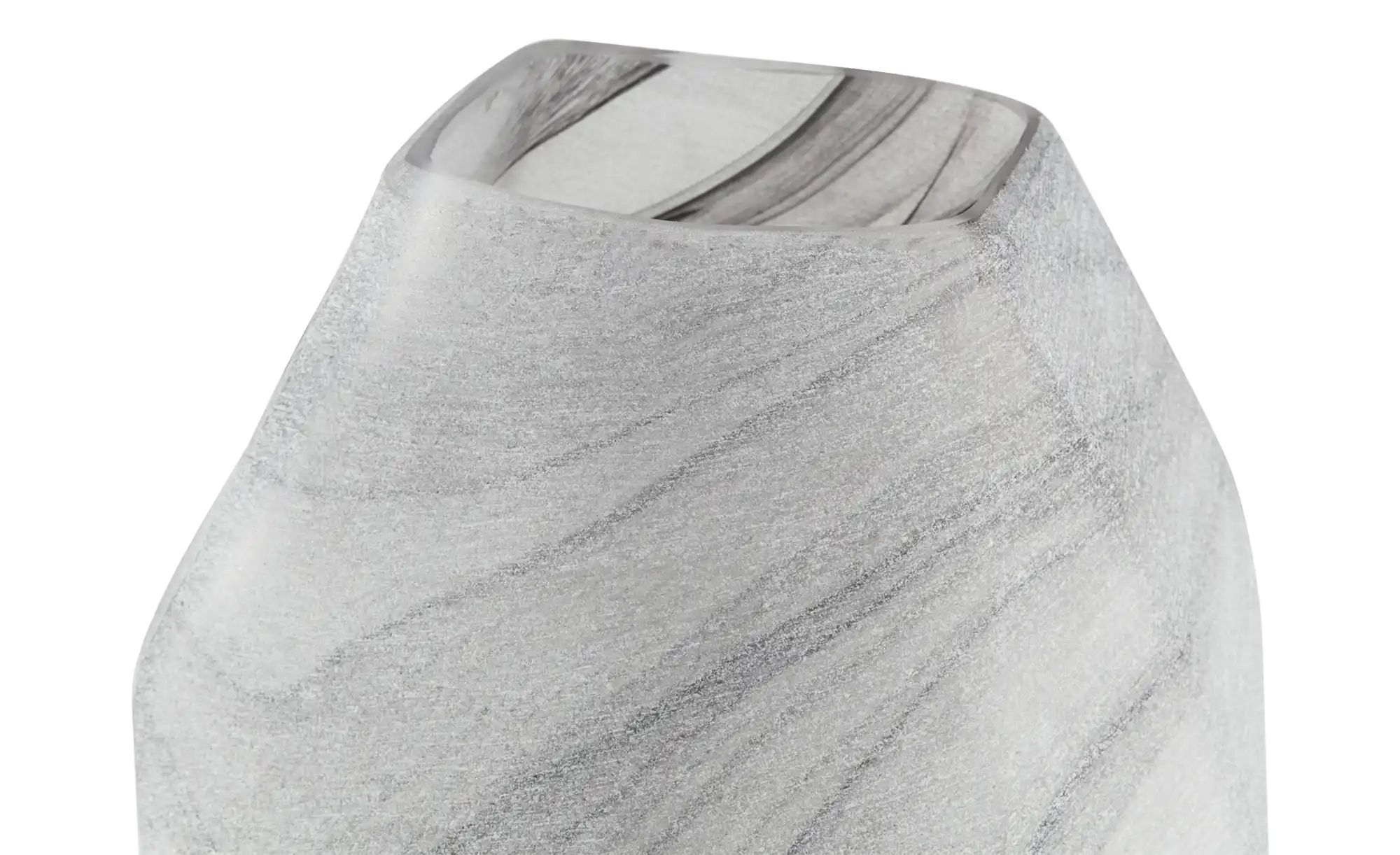 HOME STORY Vase   ¦ weiß ¦ Glas ¦ Maße (cm): B: 16 H: 32 T: 15.0 Accessoire günstig online kaufen