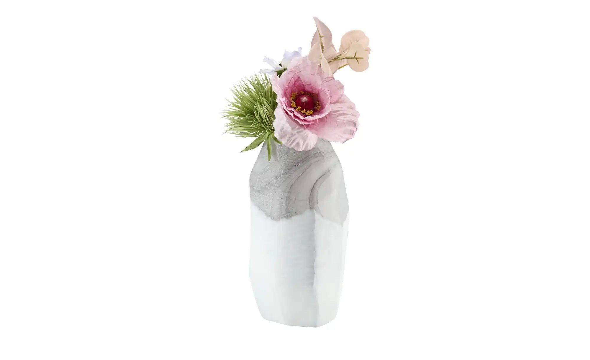 Thumbnail - HOME STORY Vase ¦ weiß ¦ Glas ¦ Maße (cm): B: 16 H: 32 T: 15.0 Accessoires > Vasen - Höffner