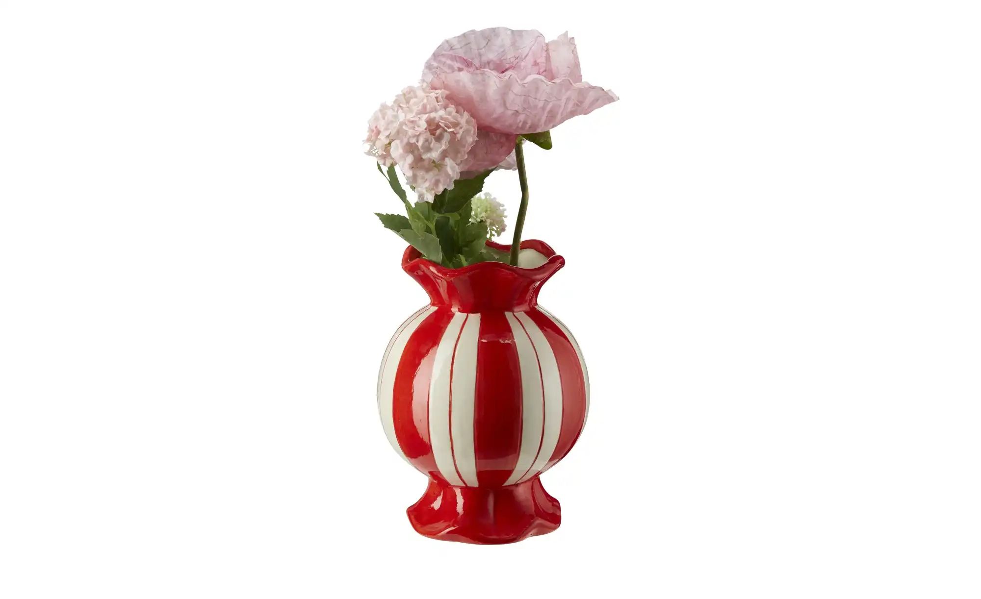 HOME STORY Vase   ¦ Dolomite ¦ Maße (cm): H: 20,8  Ø: 15.7 Weihnachten - Hö günstig online kaufen