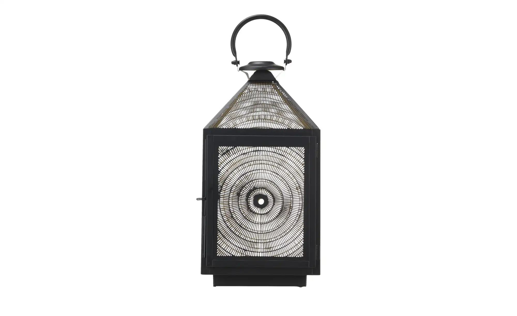 HOME STORY Laterne   ¦ schwarz ¦ Eisen ¦ Maße (cm): B: 20 H: 40 T: 20.0 Acc günstig online kaufen