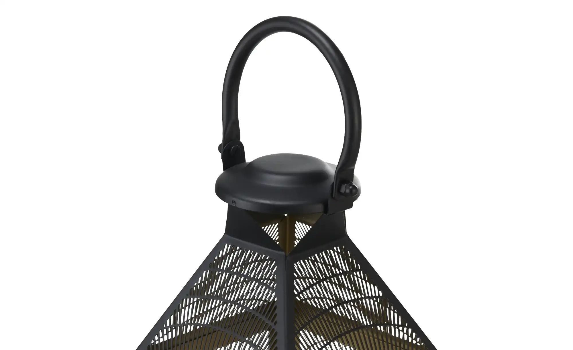 HOME STORY Laterne   ¦ schwarz ¦ Eisen ¦ Maße (cm): B: 14 H: 30 T: 14.0 Acc günstig online kaufen