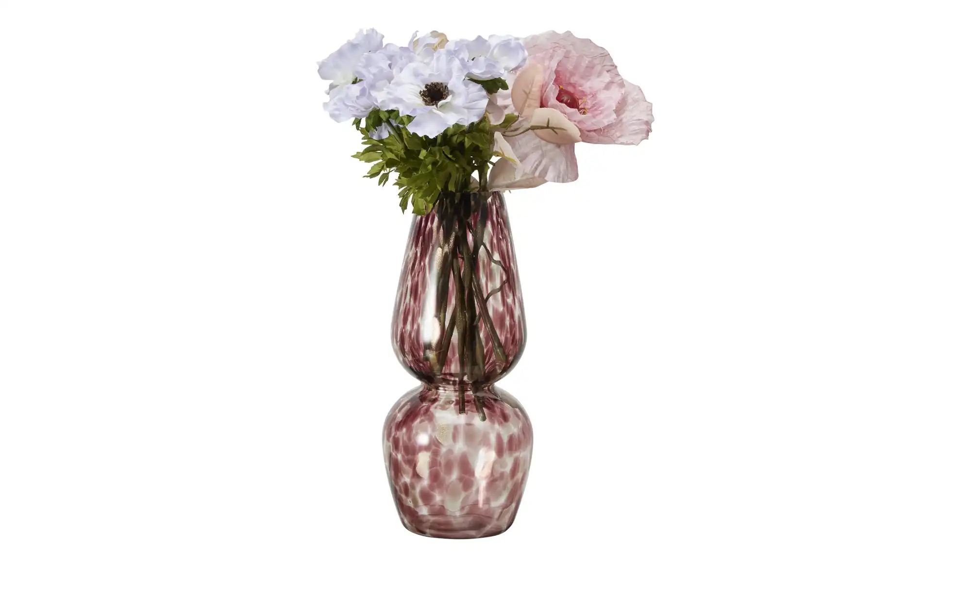 Thumbnail - HOME STORY Vase   ¦ rot ¦ Glas ¦ Maße (cm): H: 34  Ø: 15 Accessoires > Vasen - Höffner