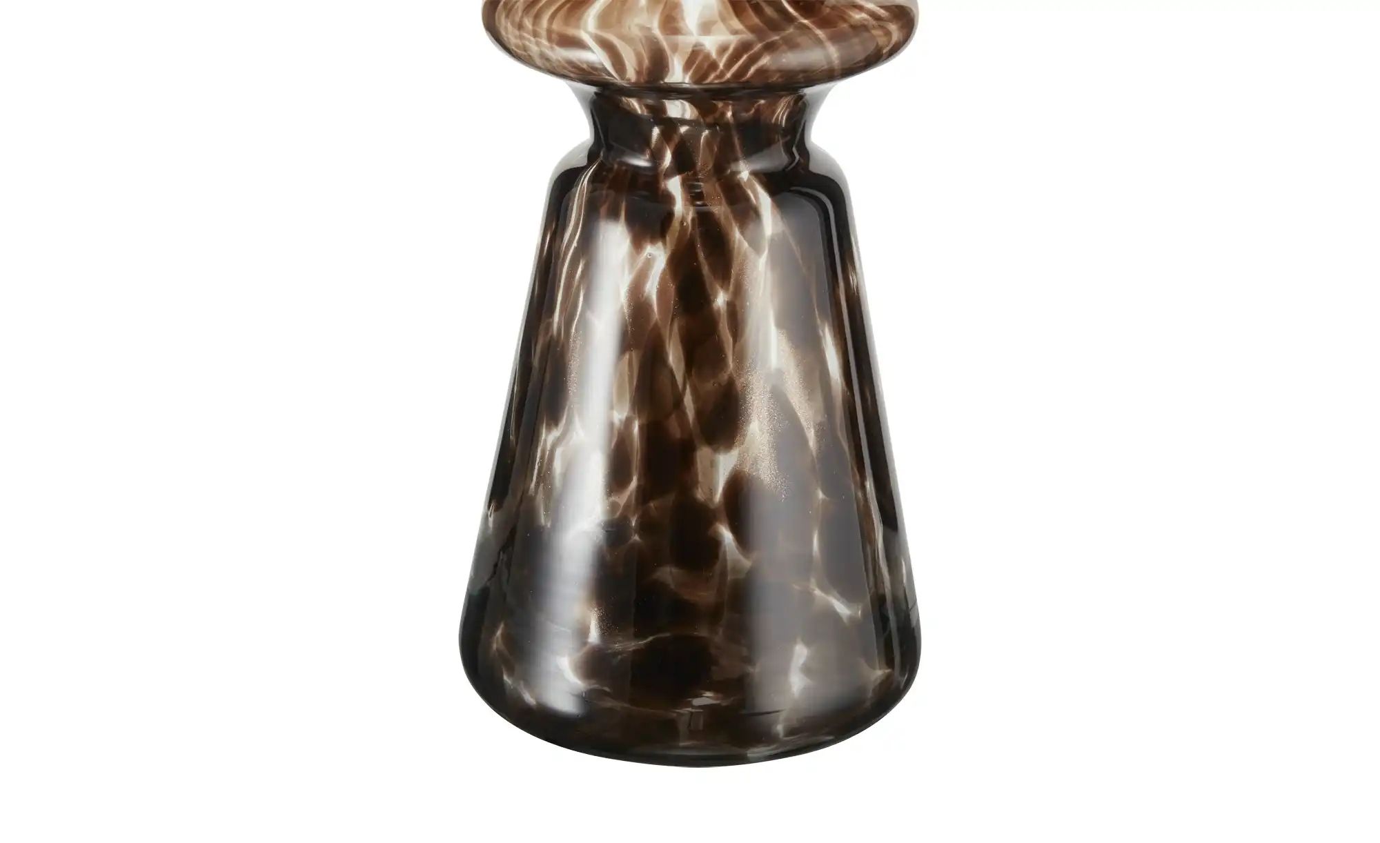 HOME STORY Vase   ¦ braun ¦ Glas ¦ Maße (cm): H: 41  Ø: 14 Accessoires > Va günstig online kaufen