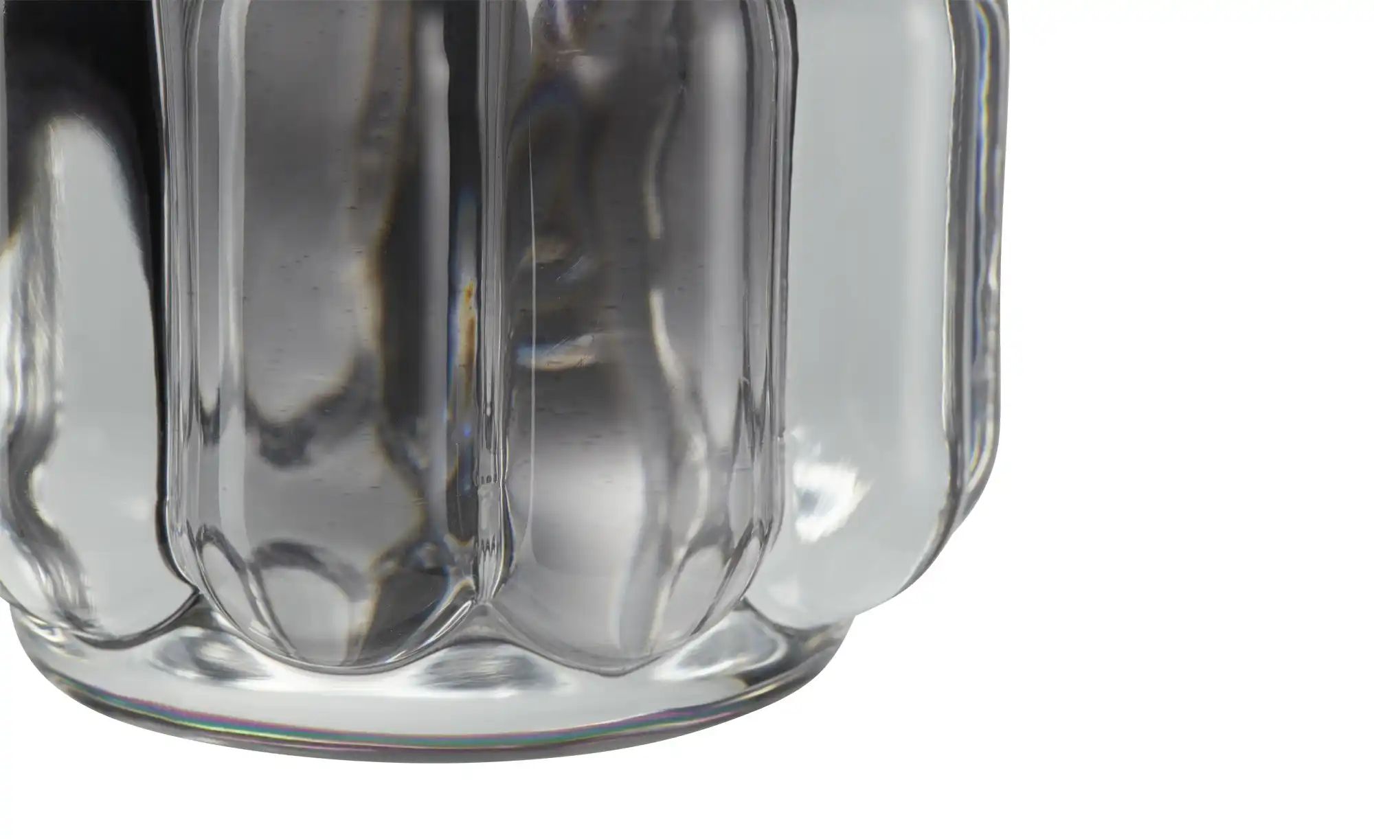 Thumbnail - HOME STORY Teelichthalter   ¦ grau ¦ Glas ¦ Maße (cm): H: 6,5  Ø: 8 Accessoires > Kerzen & Kerzenständer > Teelichthalte...