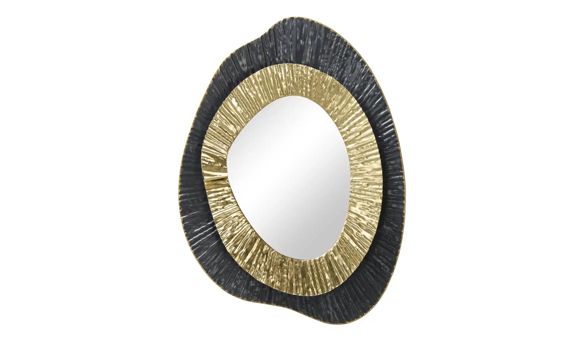 HOME STORY Wandspiegel   ¦ schwarz ¦ Metall,Glas ¦ Maße (cm): B: 80 H: 7 T: günstig online kaufen