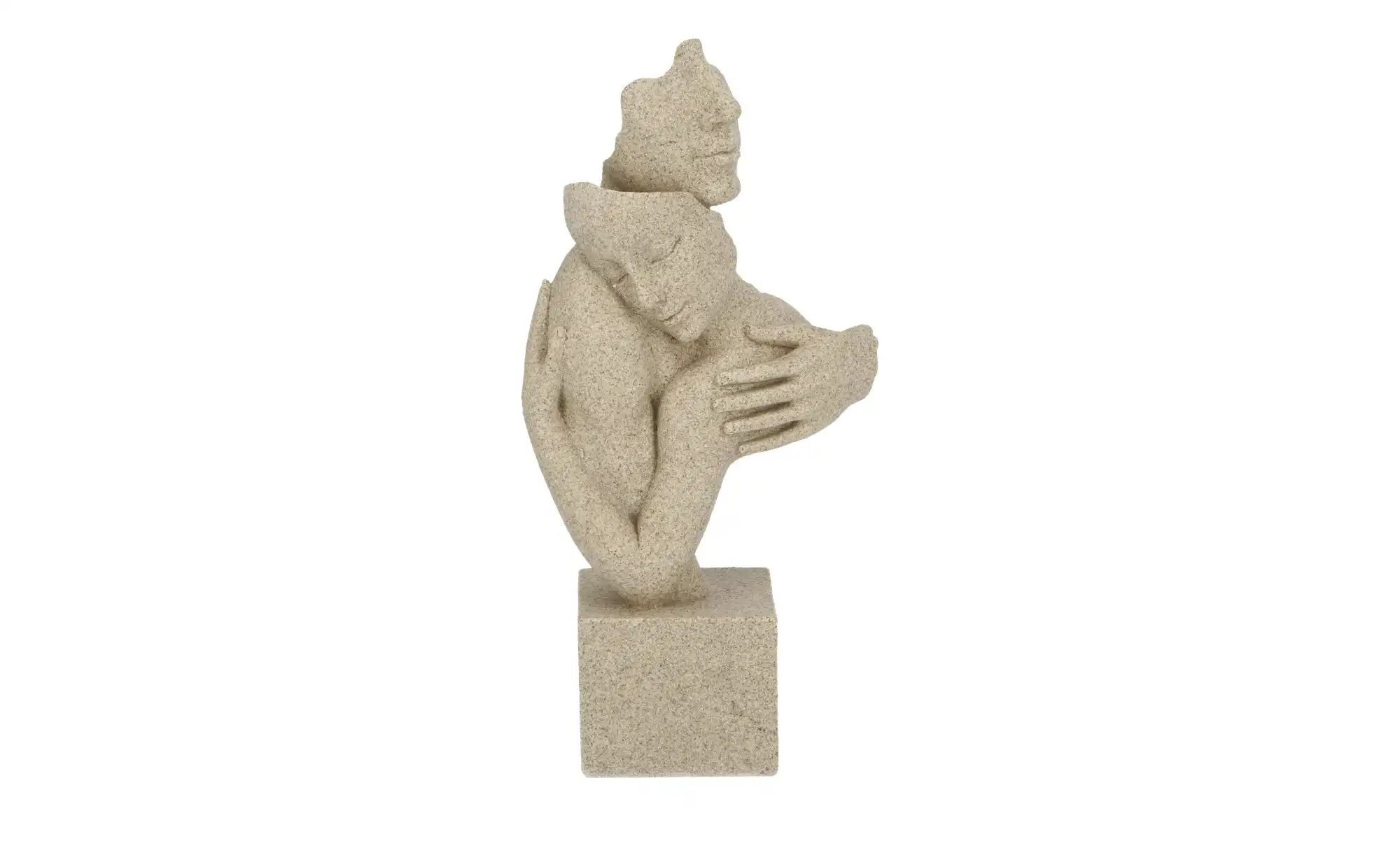 HOME STORY Dekofigur   ¦ beige ¦ Polyresin (Kunstharz) ¦ Maße (cm): B: 16 H günstig online kaufen