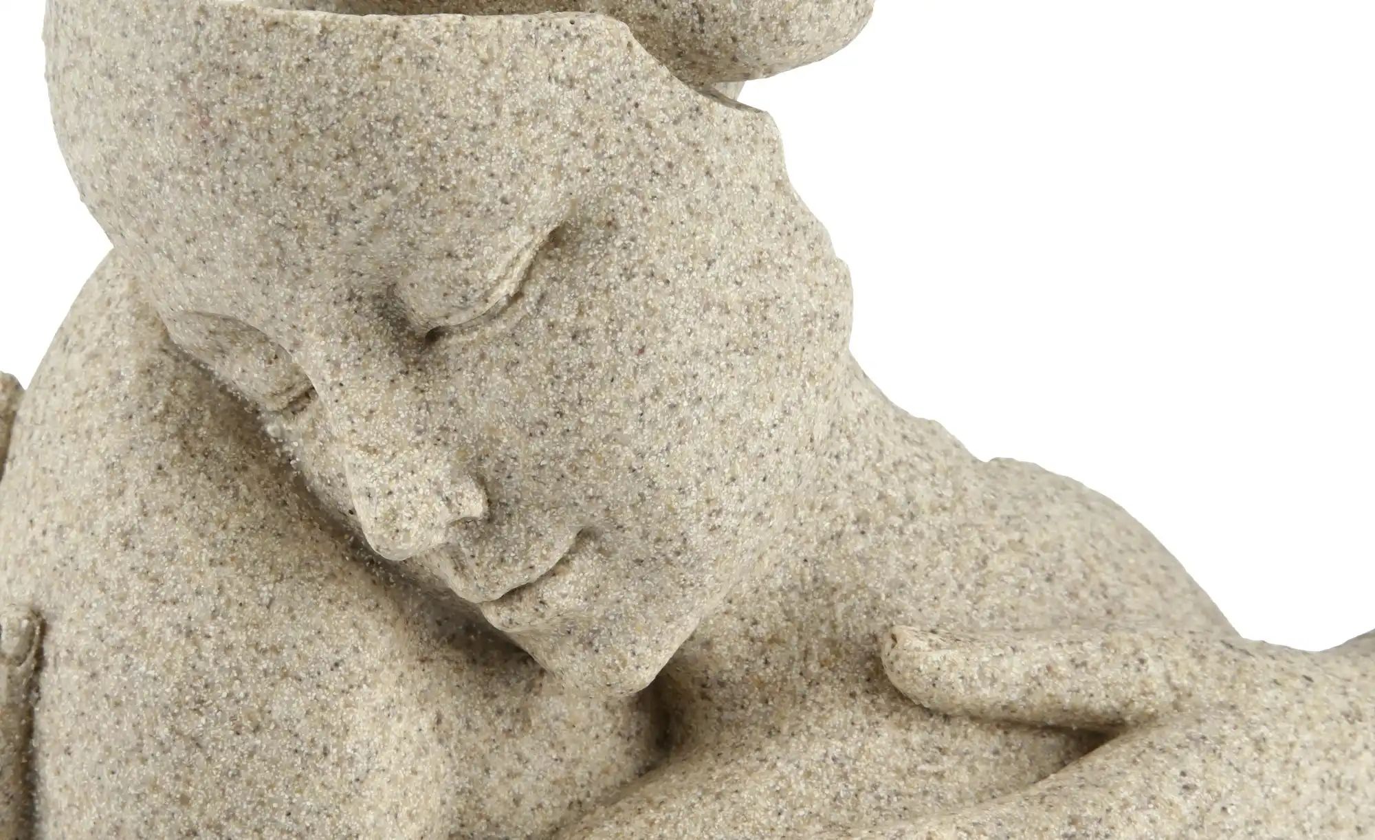 HOME STORY Dekofigur   ¦ beige ¦ Polyresin (Kunstharz) ¦ Maße (cm): B: 16 H günstig online kaufen