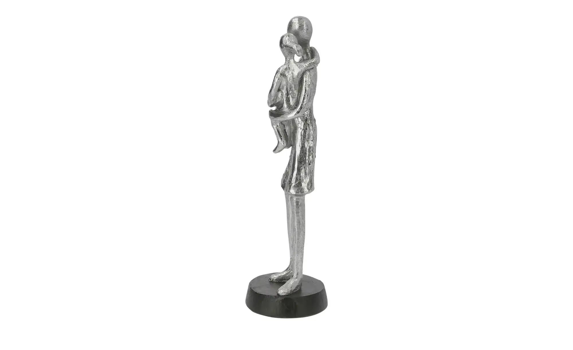 HOME STORY Deko Figur   ¦ silber ¦ Polyresin (Kunstharz) ¦ Maße (cm): B: 8 günstig online kaufen