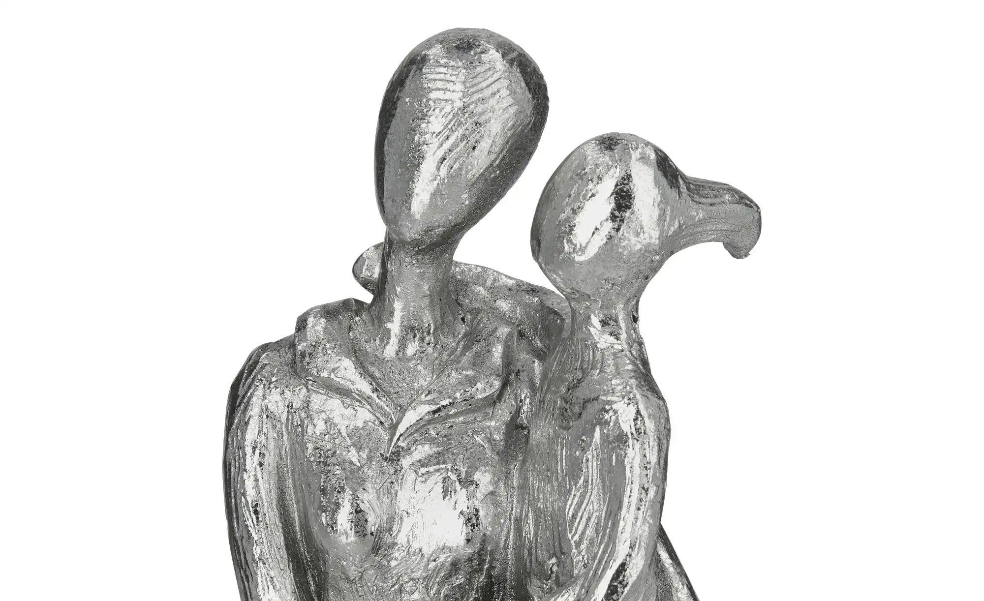 Thumbnail - HOME STORY Deko Figur ¦ silber ¦ Polyresin (Kunstharz) ¦ Maße (cm): B: 8 H: 28,5 T: 8.0 Accessoires > Dekoartikel - Hö...