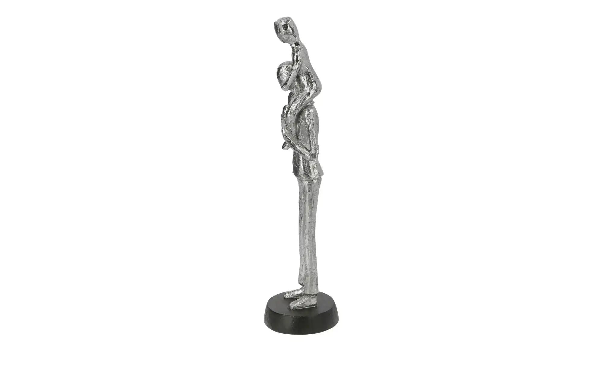 HOME STORY Deko Figur   ¦ silber ¦ Polyresin (Kunstharz) ¦ Maße (cm): B: 10 günstig online kaufen