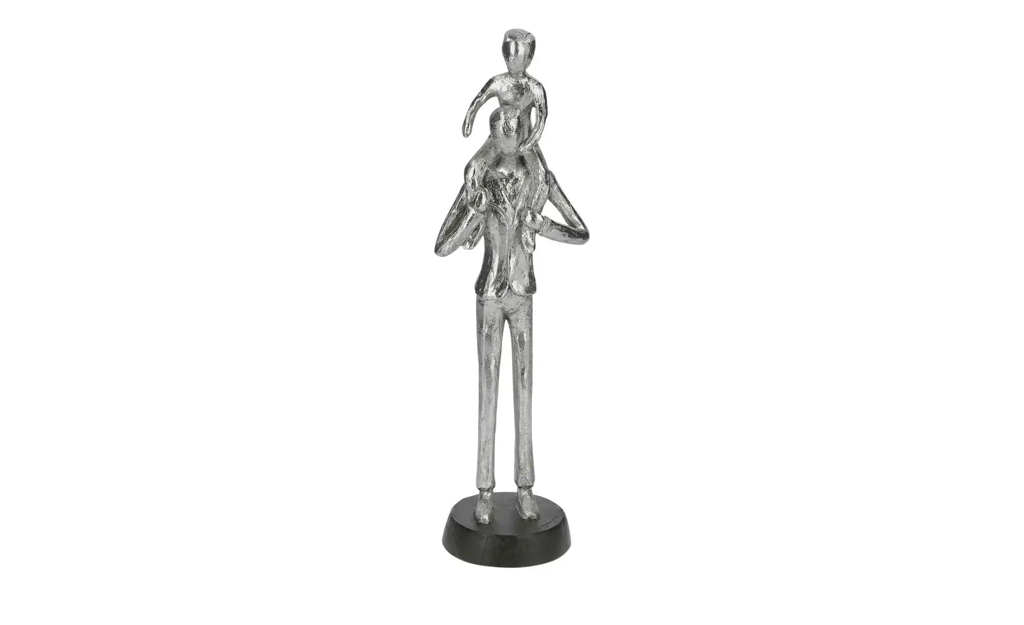 HOME STORY Deko Figur   ¦ silber ¦ Polyresin (Kunstharz) ¦ Maße (cm): B: 10 günstig online kaufen