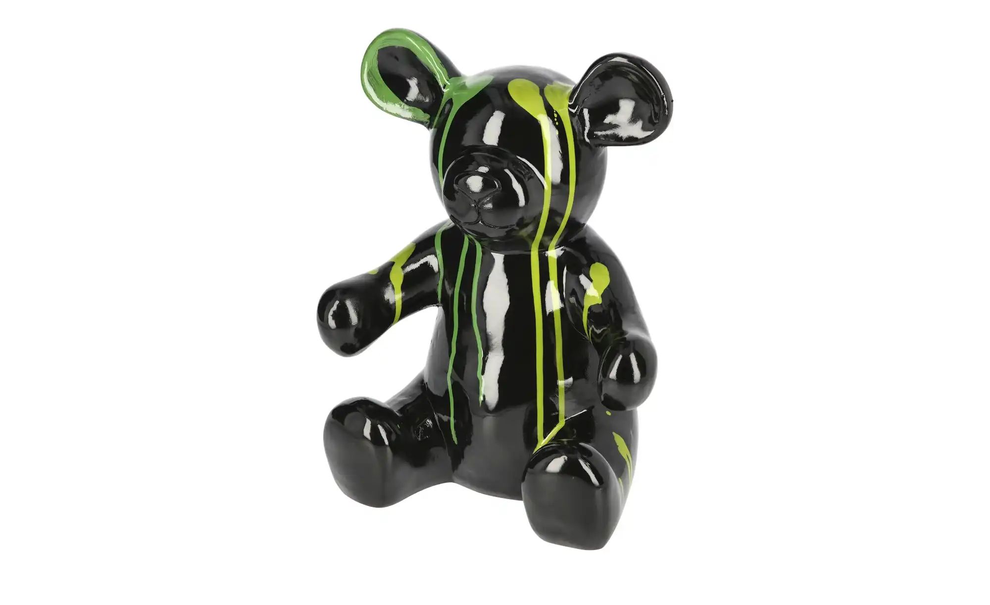 Thumbnail - HOME STORY Dekofigur Teddy ¦ schwarz ¦ Polyresin (Kunstharz) ¦ Maße (cm): B: 23 H: 29,5 T: 20.2 Accessoires > Dekoarti...