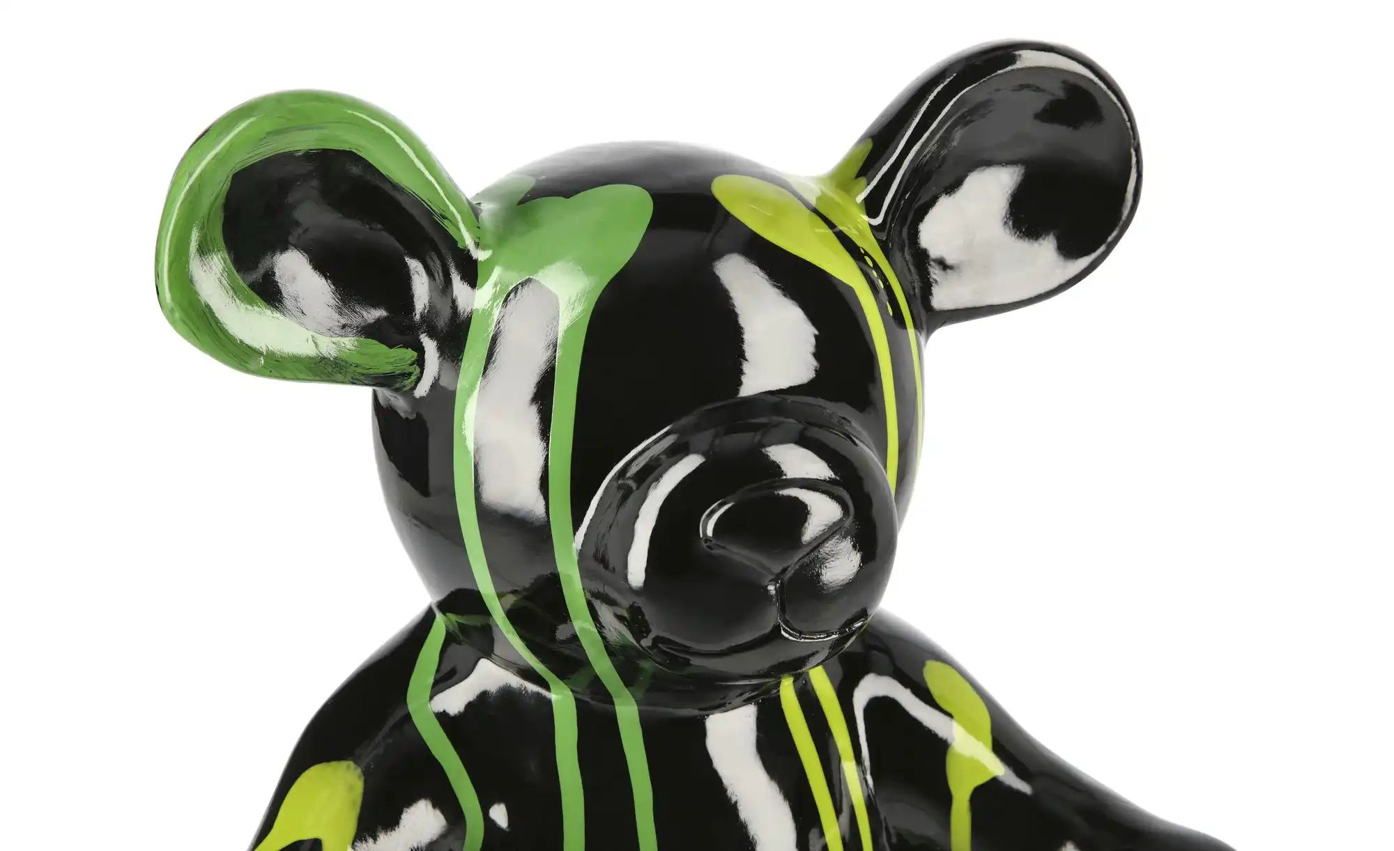 Thumbnail - HOME STORY Dekofigur Teddy ¦ schwarz ¦ Polyresin (Kunstharz) ¦ Maße (cm): B: 23 H: 29,5 T: 20.2 Accessoires > Dekoarti...