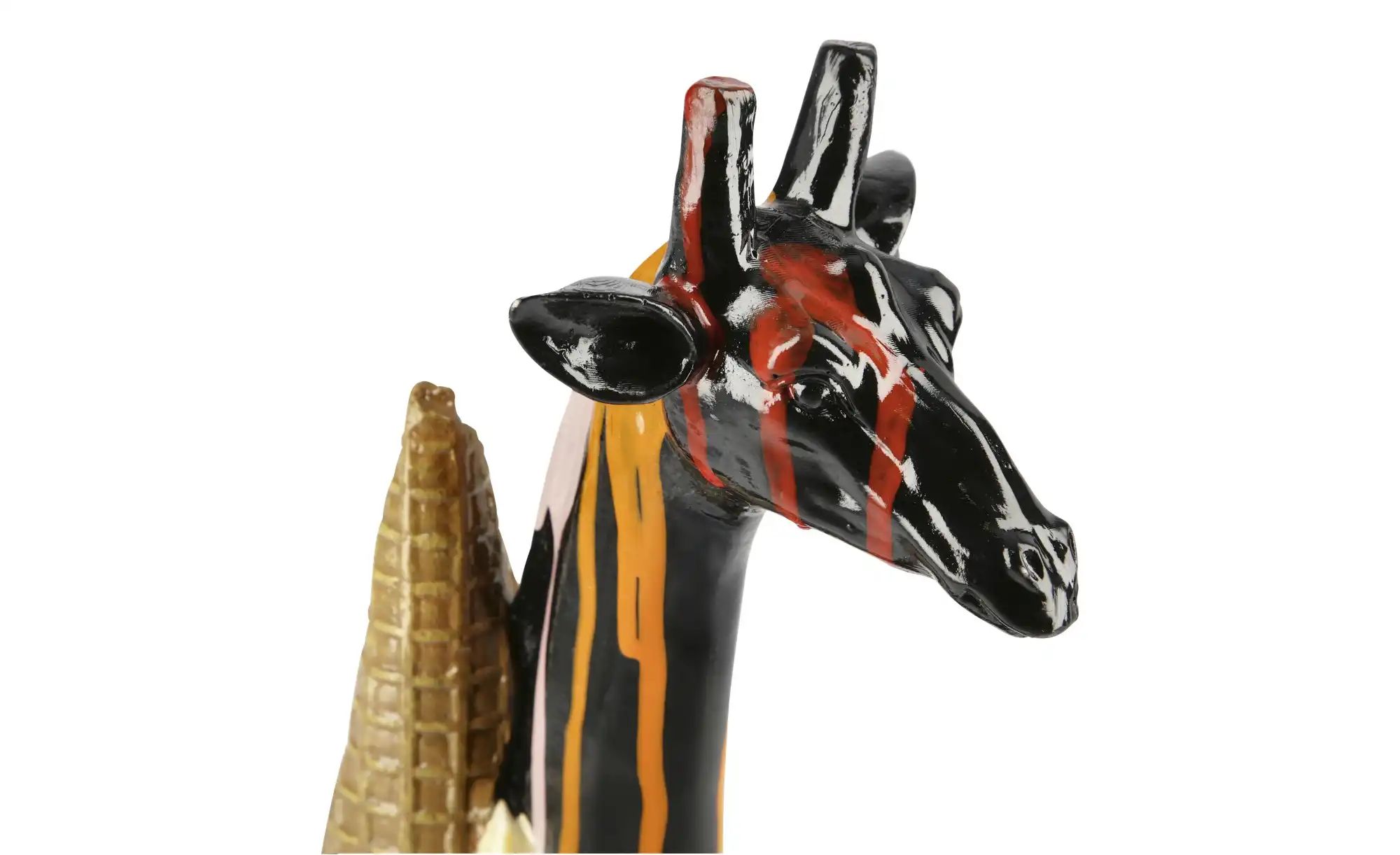 HOME STORY Dekofigur Giraffe   ¦ schwarz ¦ Polyresin (Kunstharz) ¦ Maße (cm günstig online kaufen