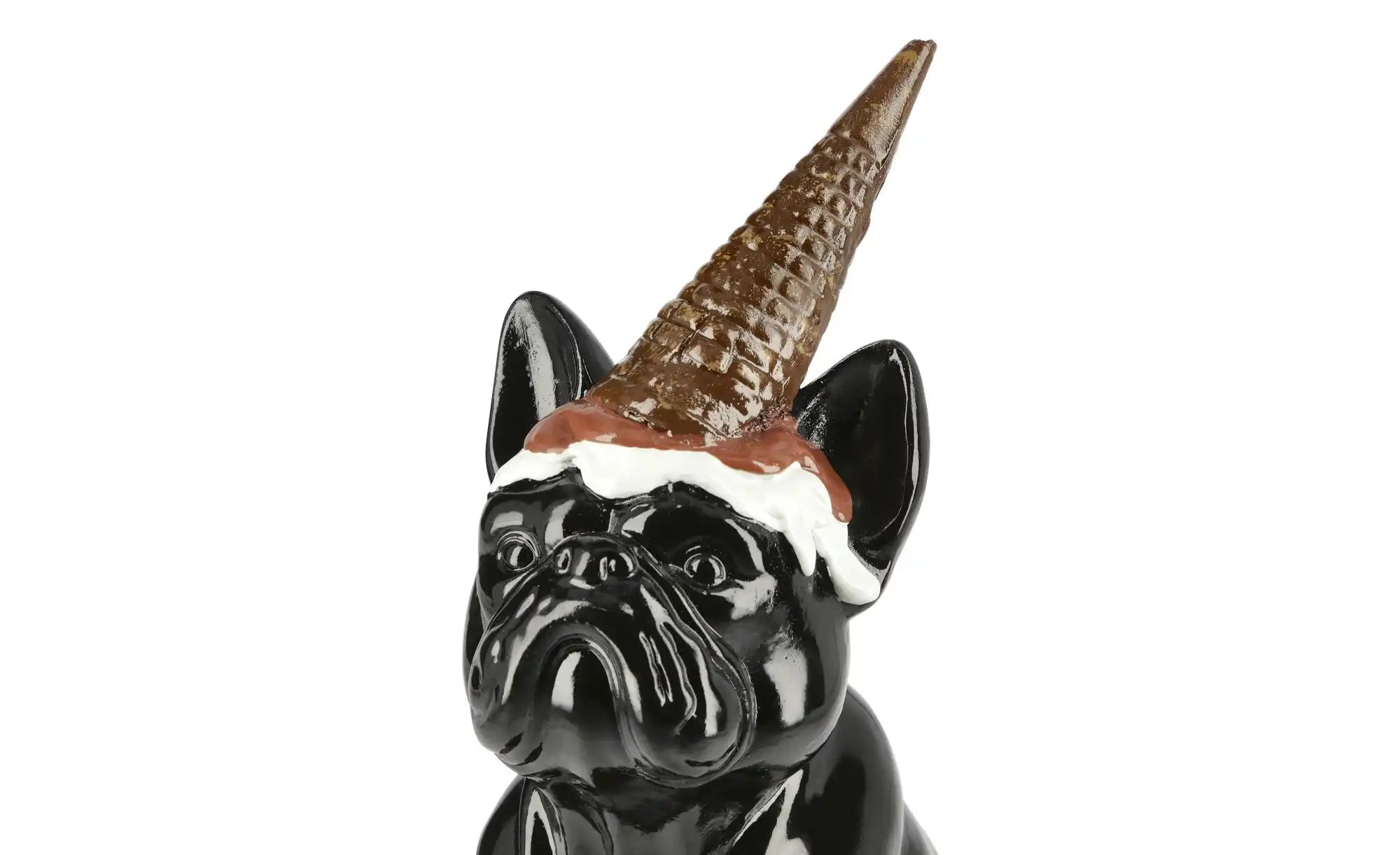 Thumbnail - HOME STORY Dekofigur Hund   ¦ schwarz ¦ Polyresin (Kunstharz) ¦ Maße (cm): B: 12,5 H: 29,5 T: 19.3 Accessoires > Dekoart...