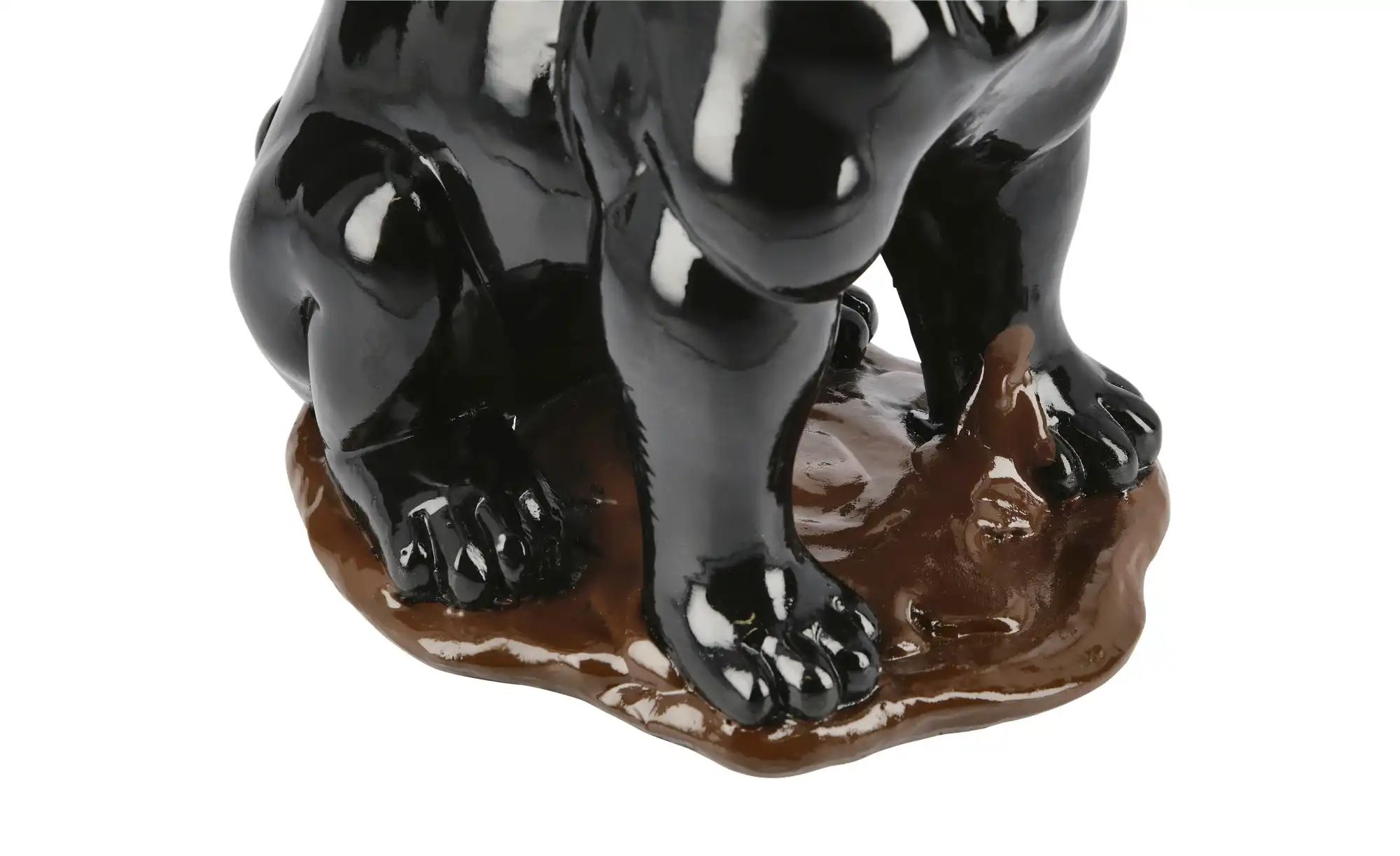 Thumbnail - HOME STORY Dekofigur Hund   ¦ schwarz ¦ Polyresin (Kunstharz) ¦ Maße (cm): B: 12,5 H: 29,5 T: 19.3 Accessoires > Dekoart...