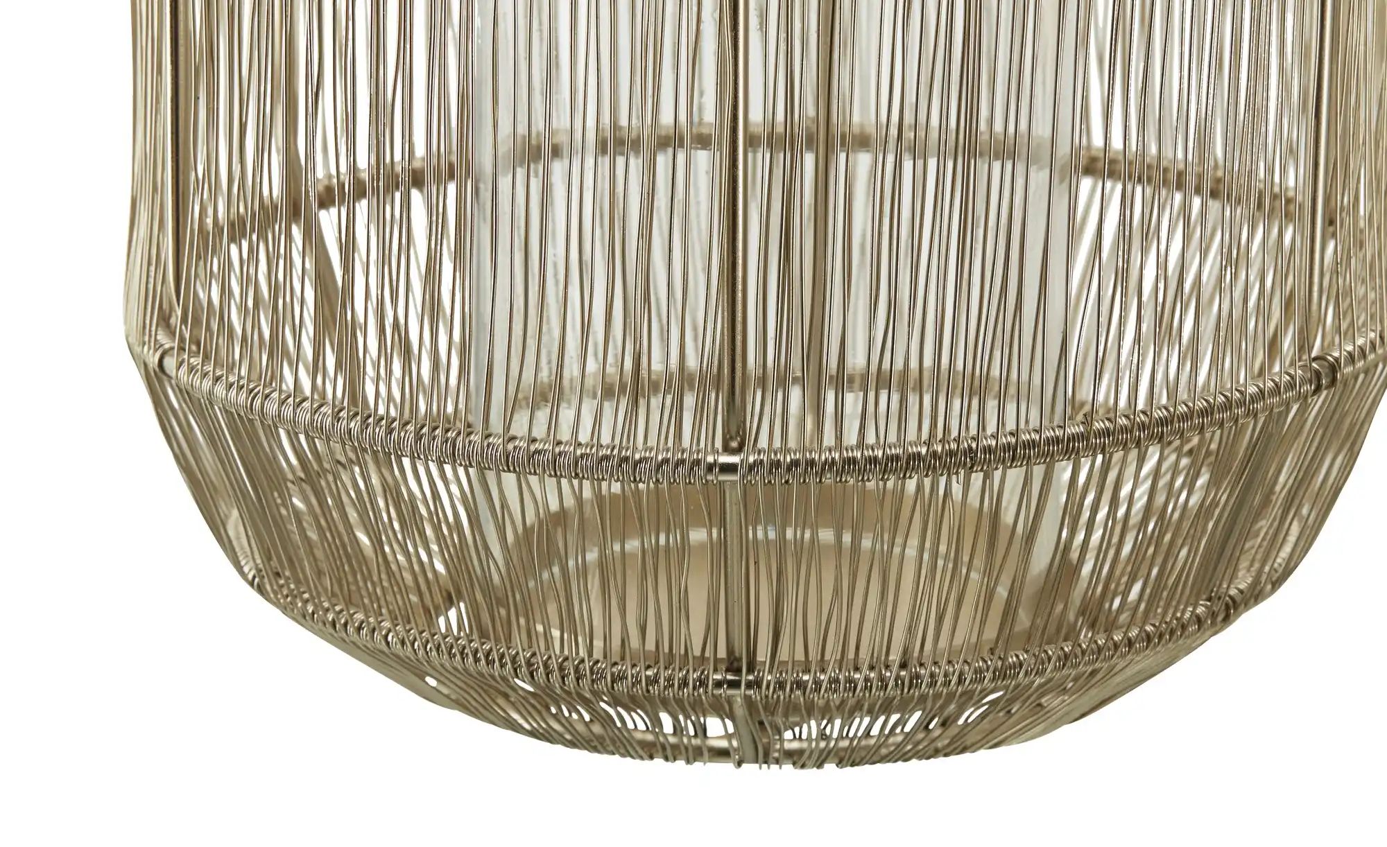 HOME STORY Laterne   ¦ gold ¦ Eisen,Glas ¦ Maße (cm): H: 28  Ø: 19 Accessoi günstig online kaufen