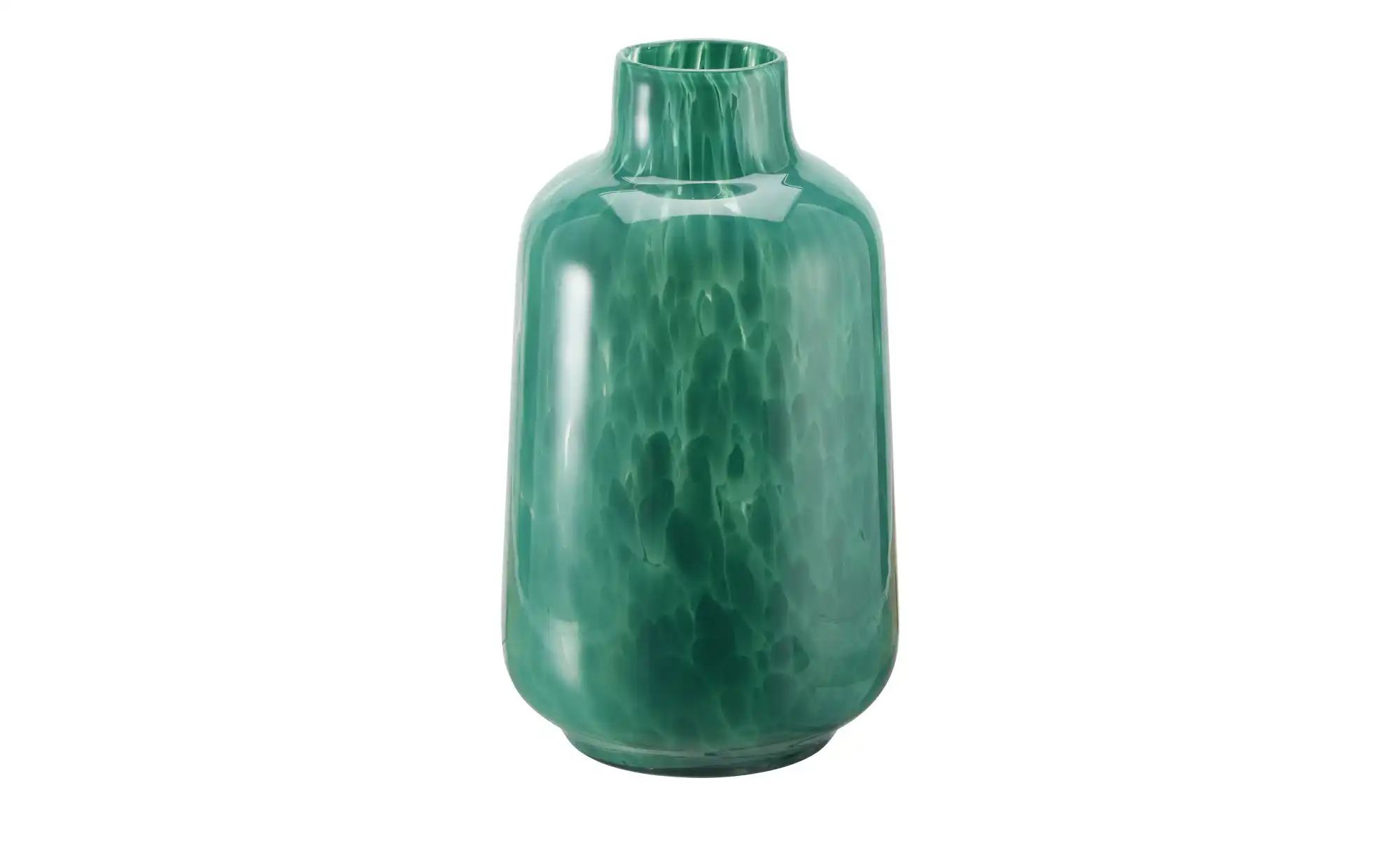 HOME STORY Vase ¦ grün ¦ Glas ¦ Maße (cm): H: 32 Ø: 18 Accessoires > Vas günstig online kaufen