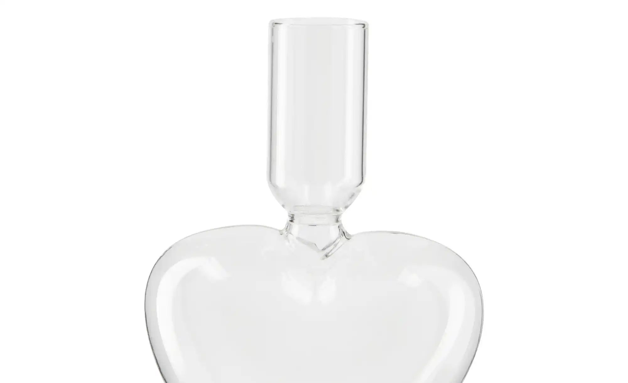 HOME STORY Kerzenständer   ¦ transparent/klar ¦ Glas ¦ Maße (cm): H: 16  Ø: günstig online kaufen