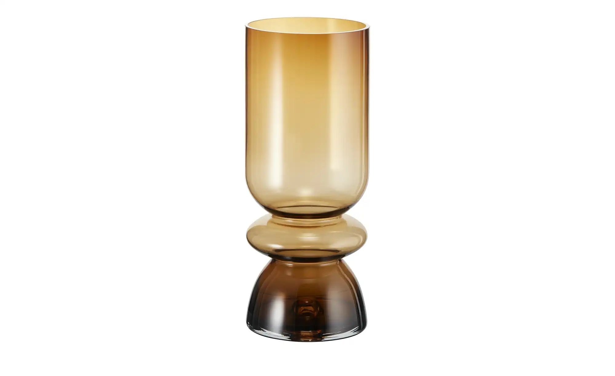 HOME STORY Vase ¦ braun ¦ Glas ¦ Maße (cm): H: 36 Ø: 14.5 Accessoires > günstig online kaufen