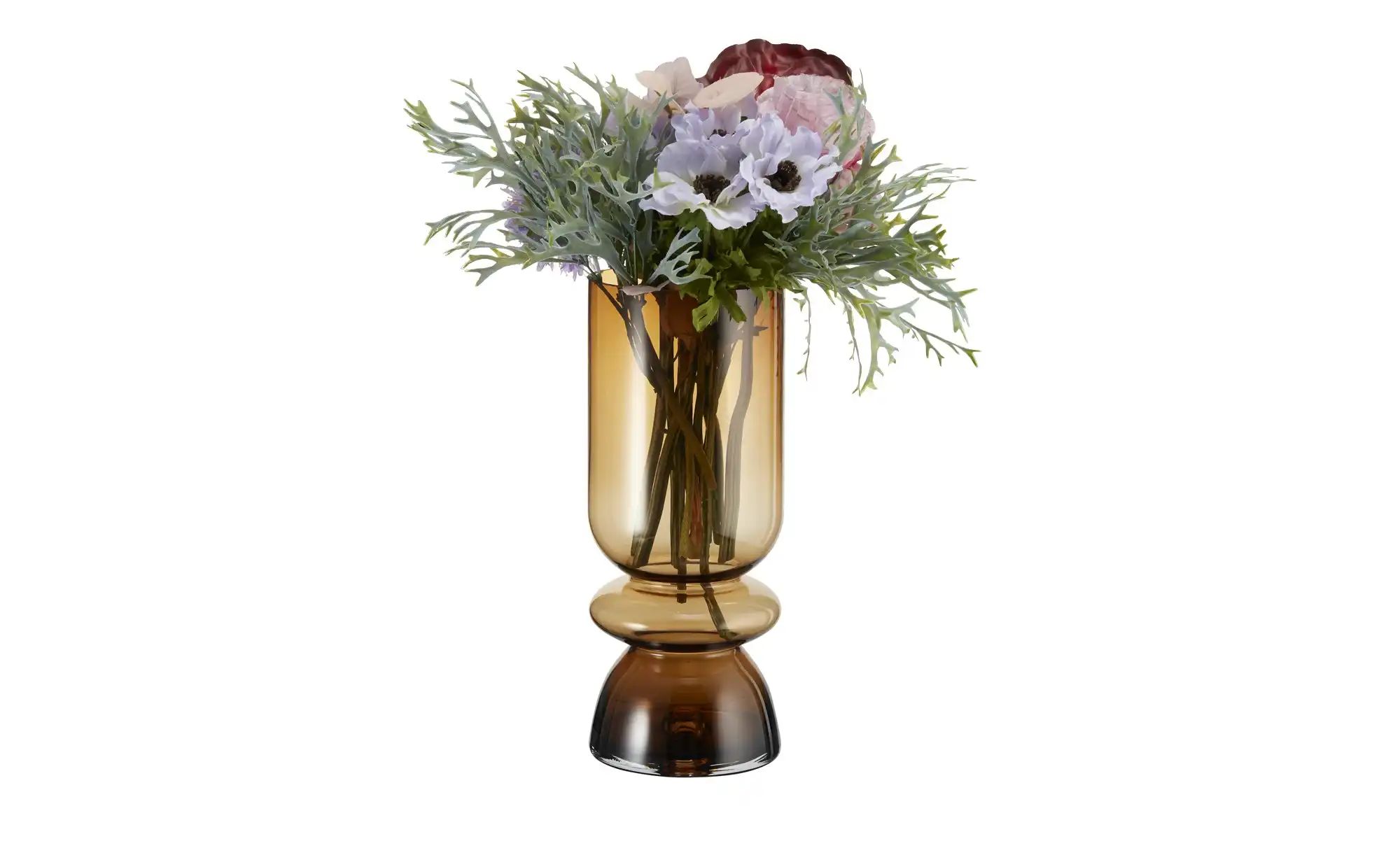 Thumbnail - HOME STORY Vase ¦ braun ¦ Glas ¦ Maße (cm): H: 36 Ø: 14.5 Accessoires > Vasen - Höffner