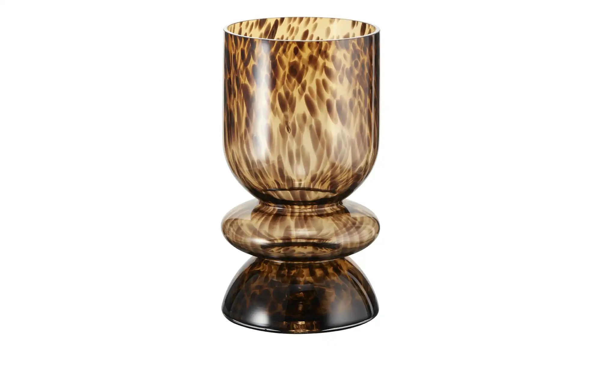 HOME STORY Vase   ¦ braun ¦ Glas ¦ Maße (cm): H: 30  Ø: 16 Accessoires > Va günstig online kaufen