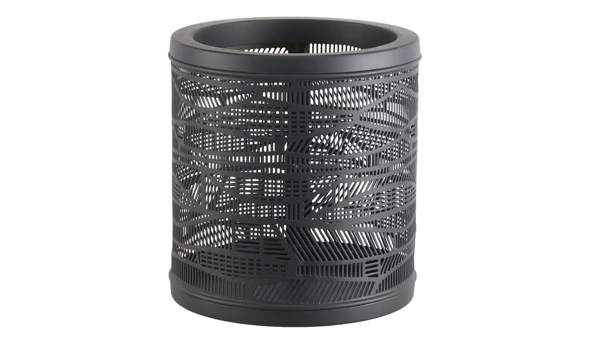 HOME STORY Windlicht   ¦ schwarz ¦ Eisen ¦ Maße (cm): H: 16,5  Ø: 15.5 Acce günstig online kaufen