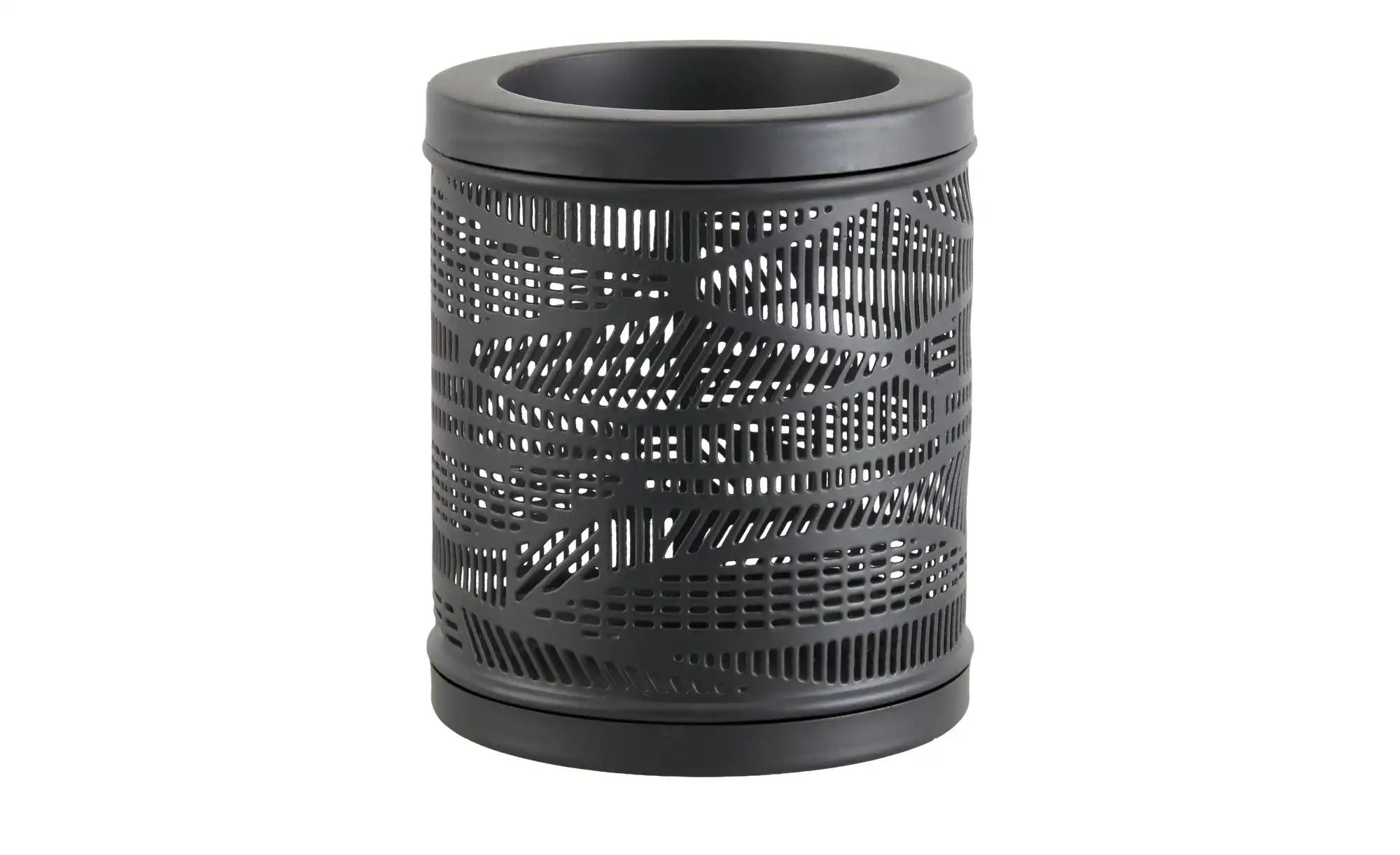 HOME STORY Windlicht   ¦ schwarz ¦ Eisen ¦ Maße (cm): H: 11,5  Ø: 10 Access günstig online kaufen