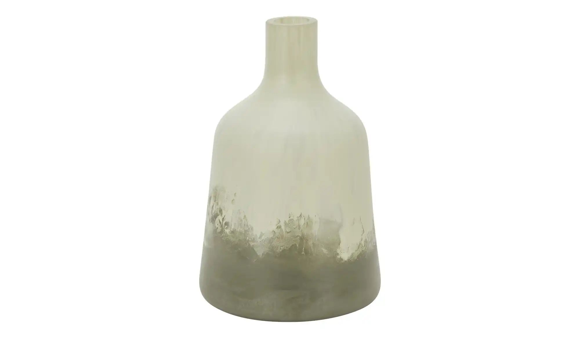 HOME STORY Vase   ¦ grün ¦ Glas ¦ Maße (cm): H: 28  Ø: 17 Weihnachten - Höf günstig online kaufen