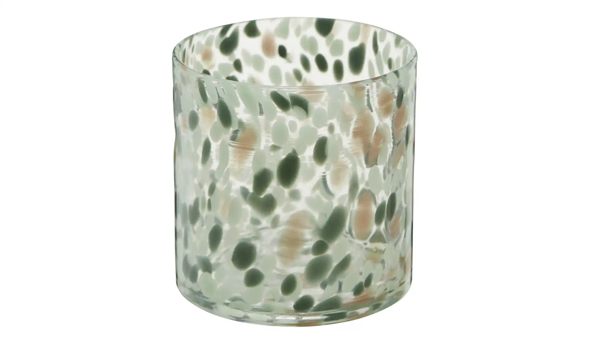 HOME STORY Windlicht   ¦ mehrfarbig ¦ Glas ¦ Maße (cm): H: 12  Ø: 12 Access günstig online kaufen