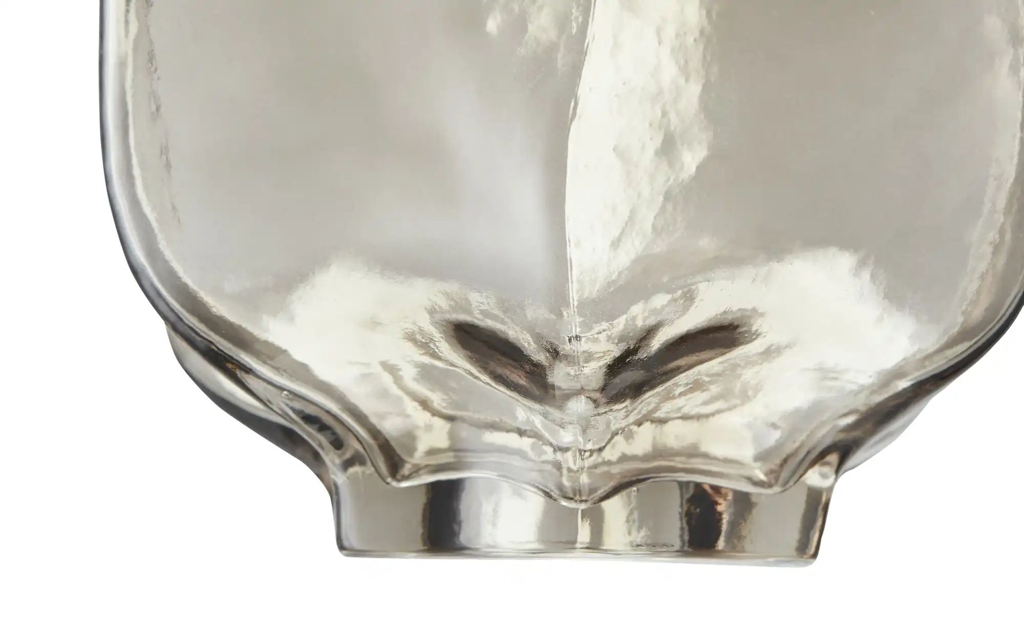 Thumbnail - HOME STORY Vase   ¦ grau ¦ Glas ¦ Maße (cm): H: 18  Ø: 17 Accessoires > Vasen - Höffner