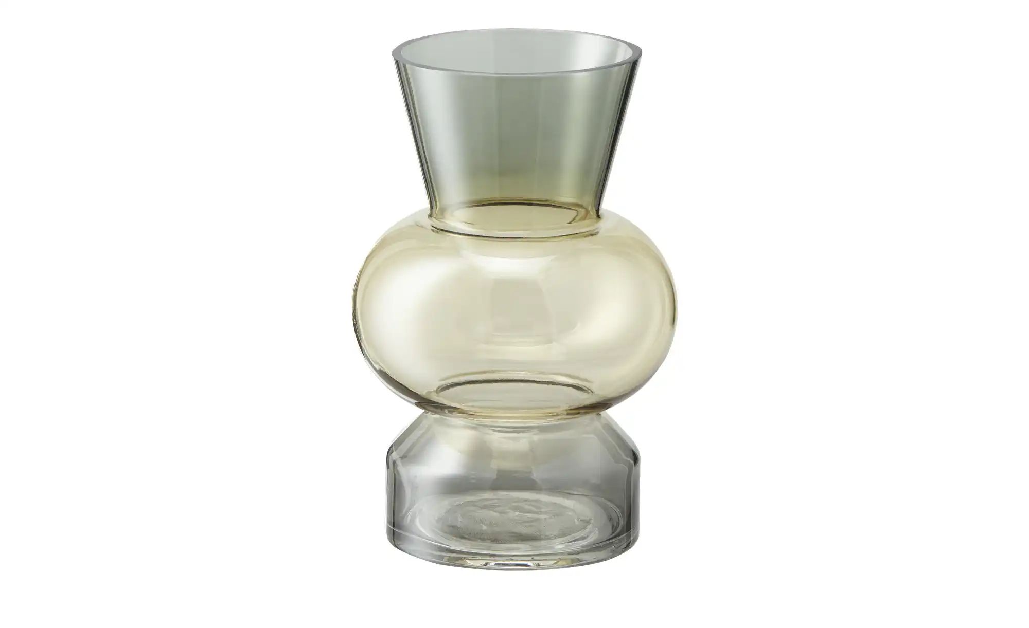 HOME STORY Vase   ¦ mehrfarbig ¦ Glas ¦ Maße (cm): H: 24  Ø: 15.5 Accessoir günstig online kaufen