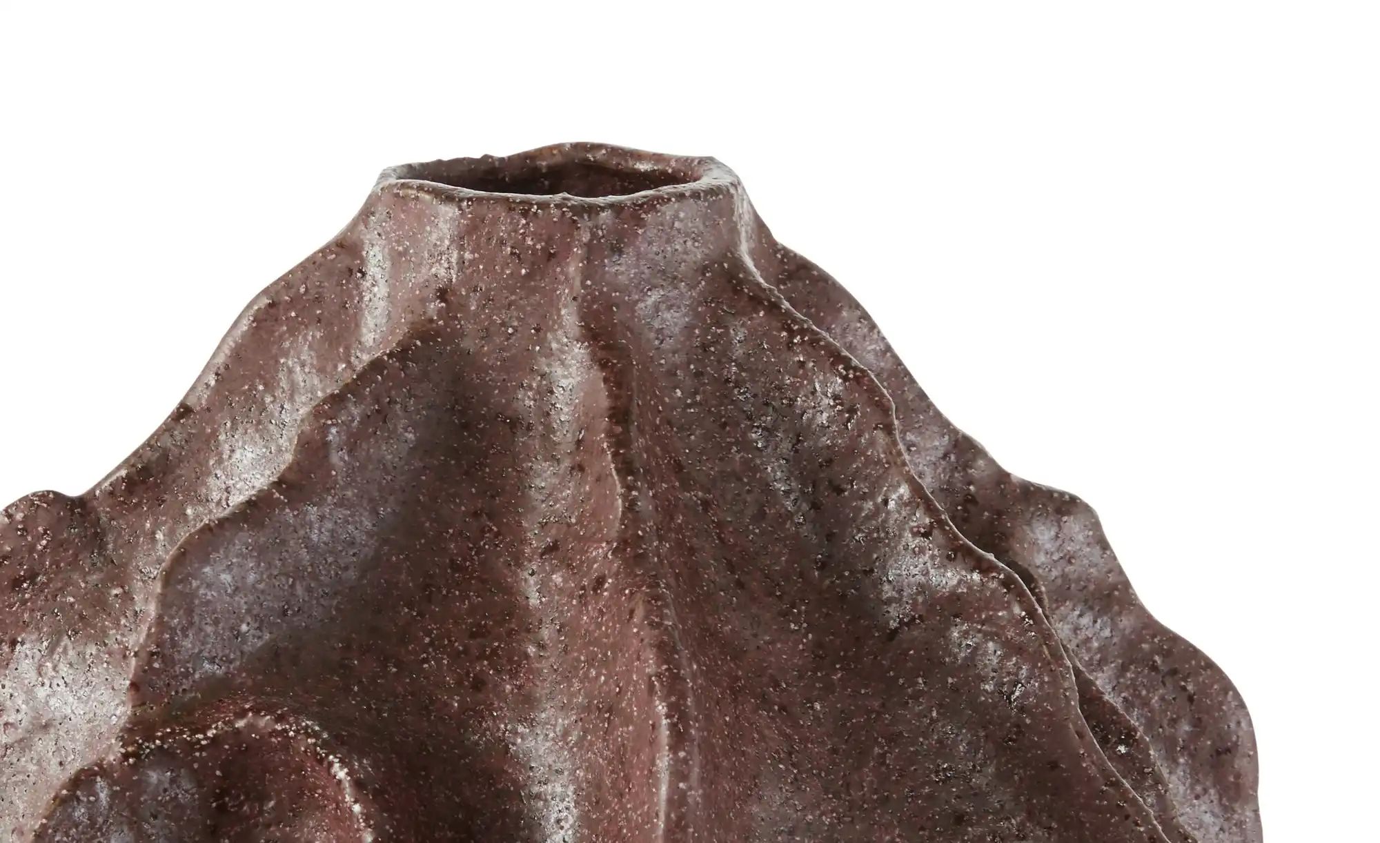 Thumbnail - HOME STORY Vase   ¦ braun ¦ Steingut ¦ Maße (cm): H: 25,5  Ø: 22 Accessoires > Vasen - Höffner