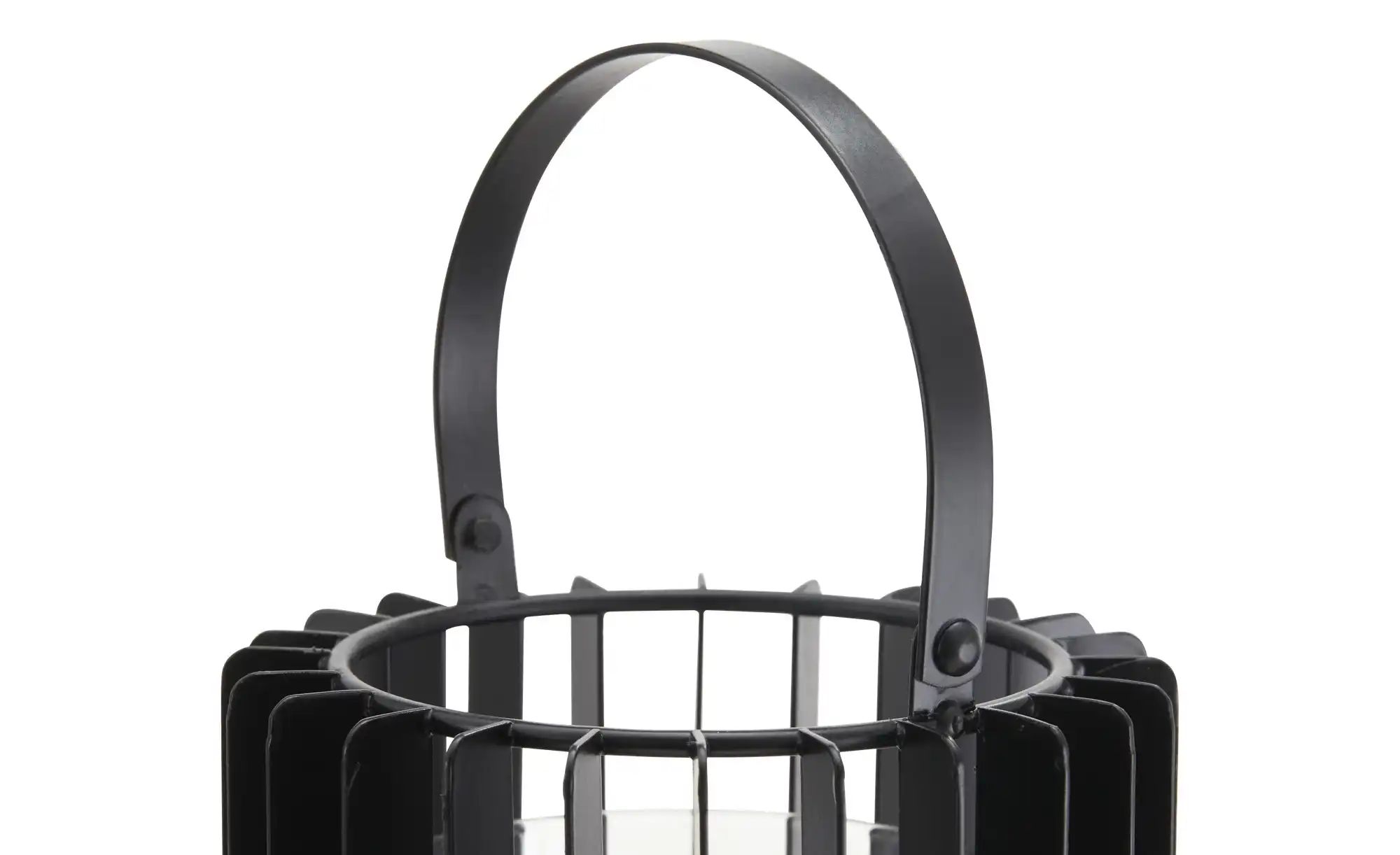 Thumbnail - HOME STORY Laterne   ¦ schwarz ¦ Eisen,Glas ¦ Maße (cm): H: 16,5  Ø: 13.2 Accessoires > Kerzen & Kerzenständer - Höffner