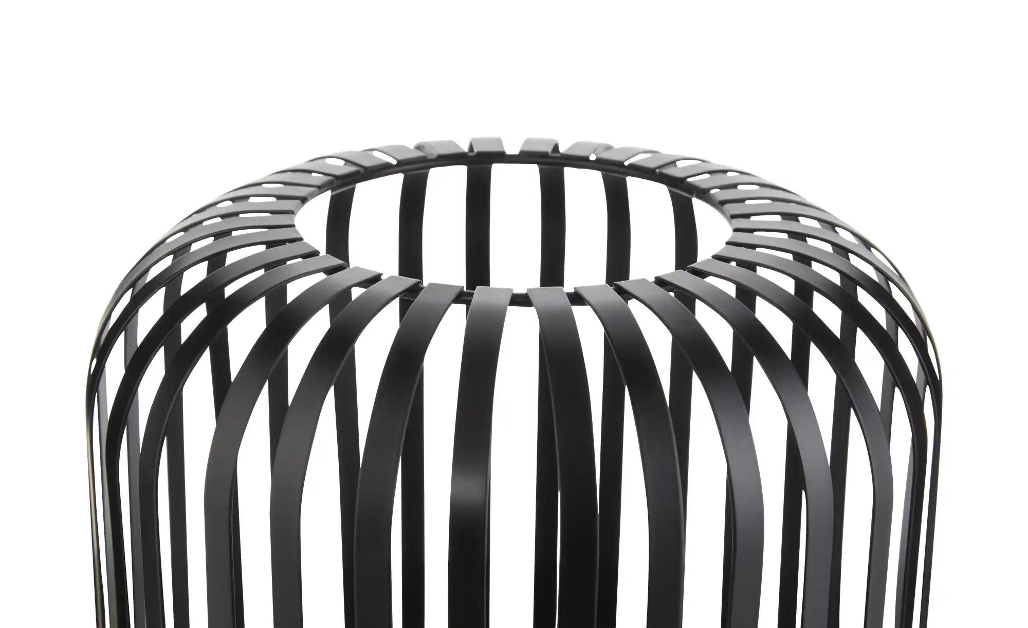 HOME STORY Windlicht   ¦ schwarz ¦ Metall ¦ Maße (cm): H: 18,5  Ø: 19 Acces günstig online kaufen
