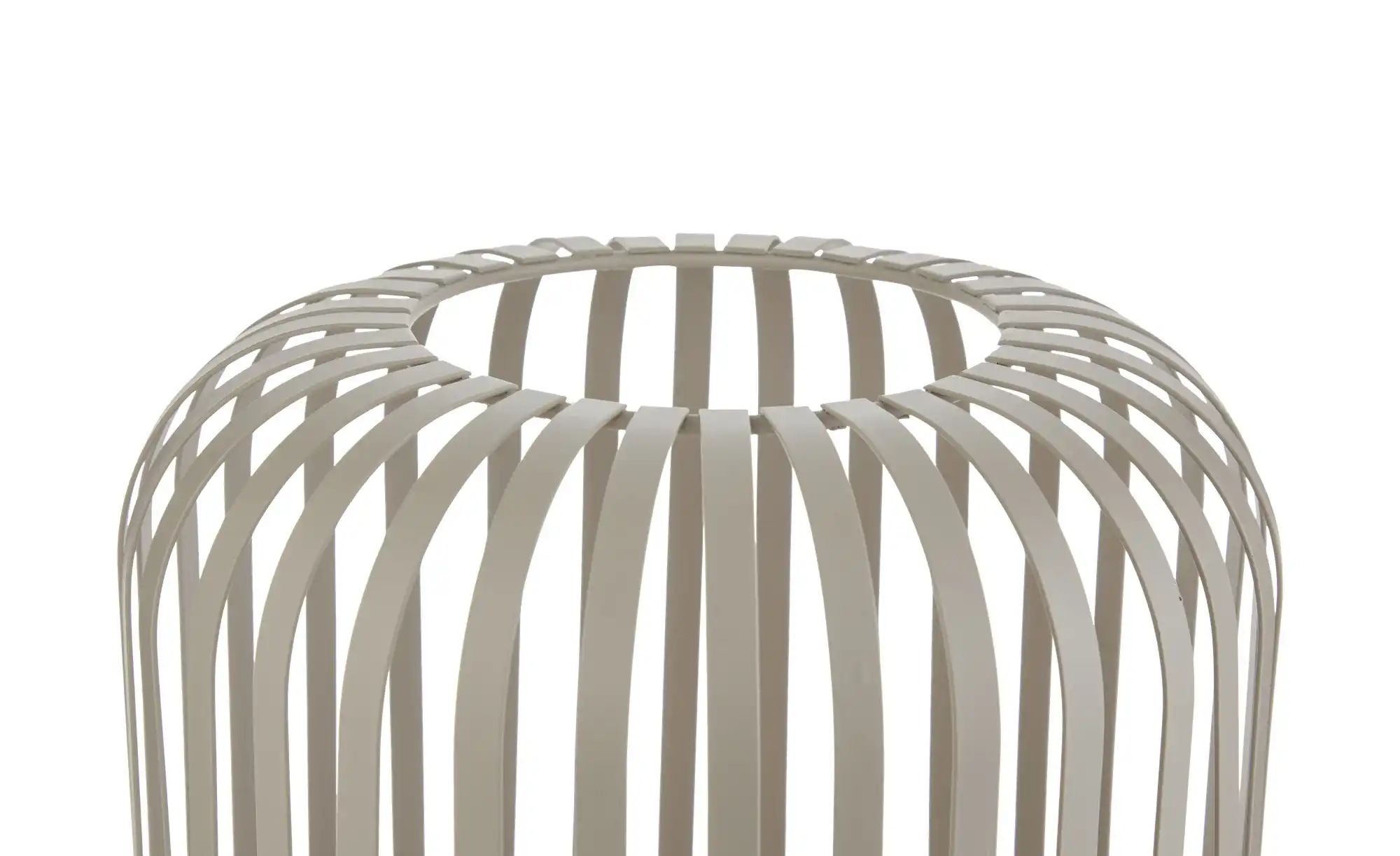 HOME STORY Windlicht   ¦ creme ¦ Metall ¦ Maße (cm): H: 18,5  Ø: 19 Accesso günstig online kaufen