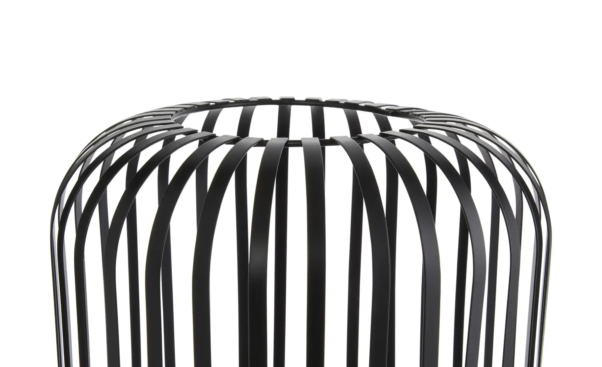 HOME STORY Windlicht   ¦ schwarz ¦ Metall ¦ Maße (cm): H: 26  Ø: 23.5 Acces günstig online kaufen