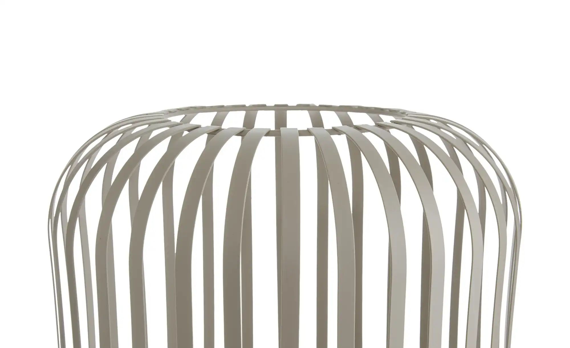 HOME STORY Windlicht   ¦ creme ¦ Metall ¦ Maße (cm): H: 26  Ø: 23.5 Accesso günstig online kaufen