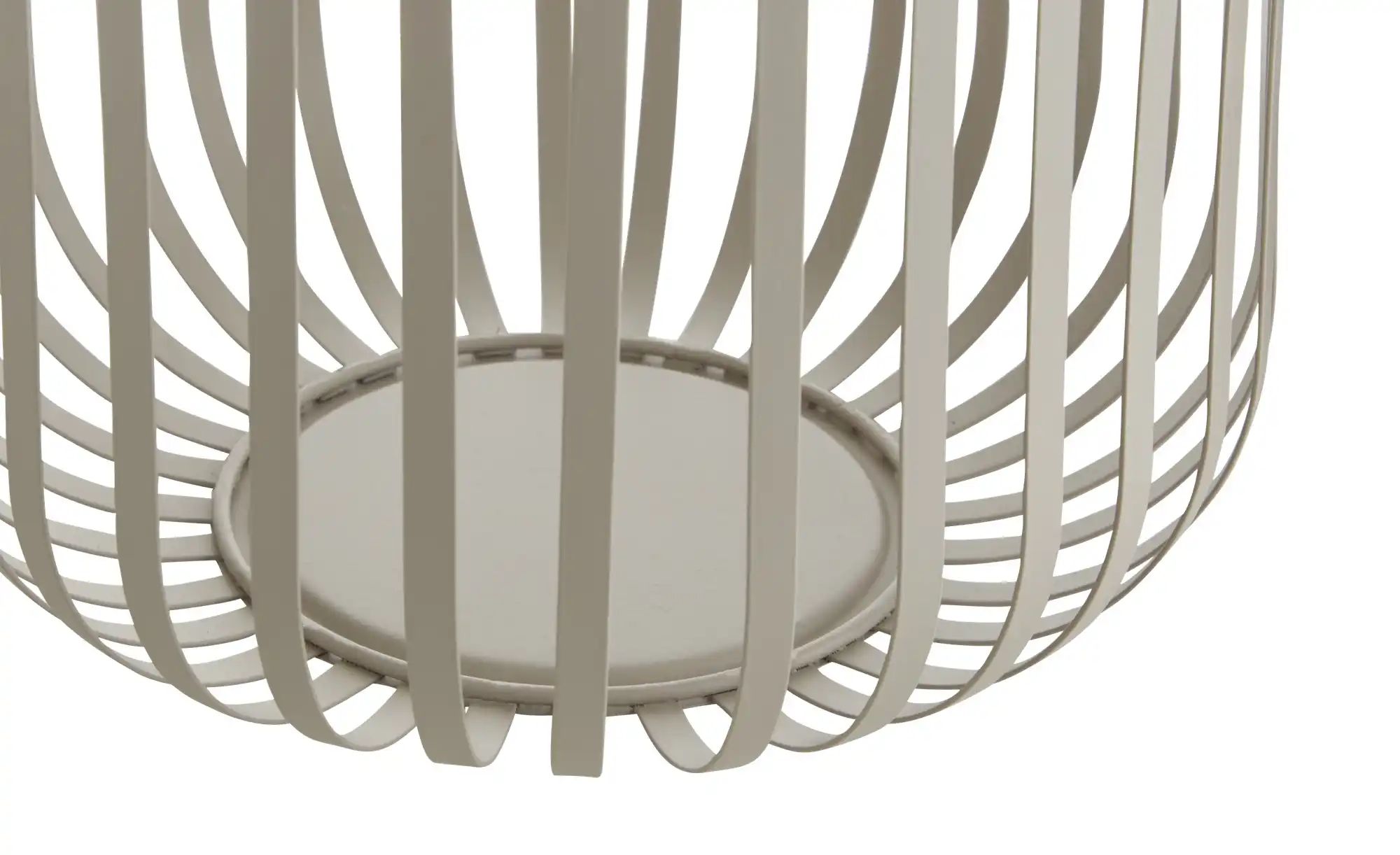 Thumbnail - HOME STORY Windlicht ¦ creme ¦ Metall ¦ Maße (cm): H: 26 Ø: 23.5 Accessoires > Kerzen & Kerzenständer - Höffner
